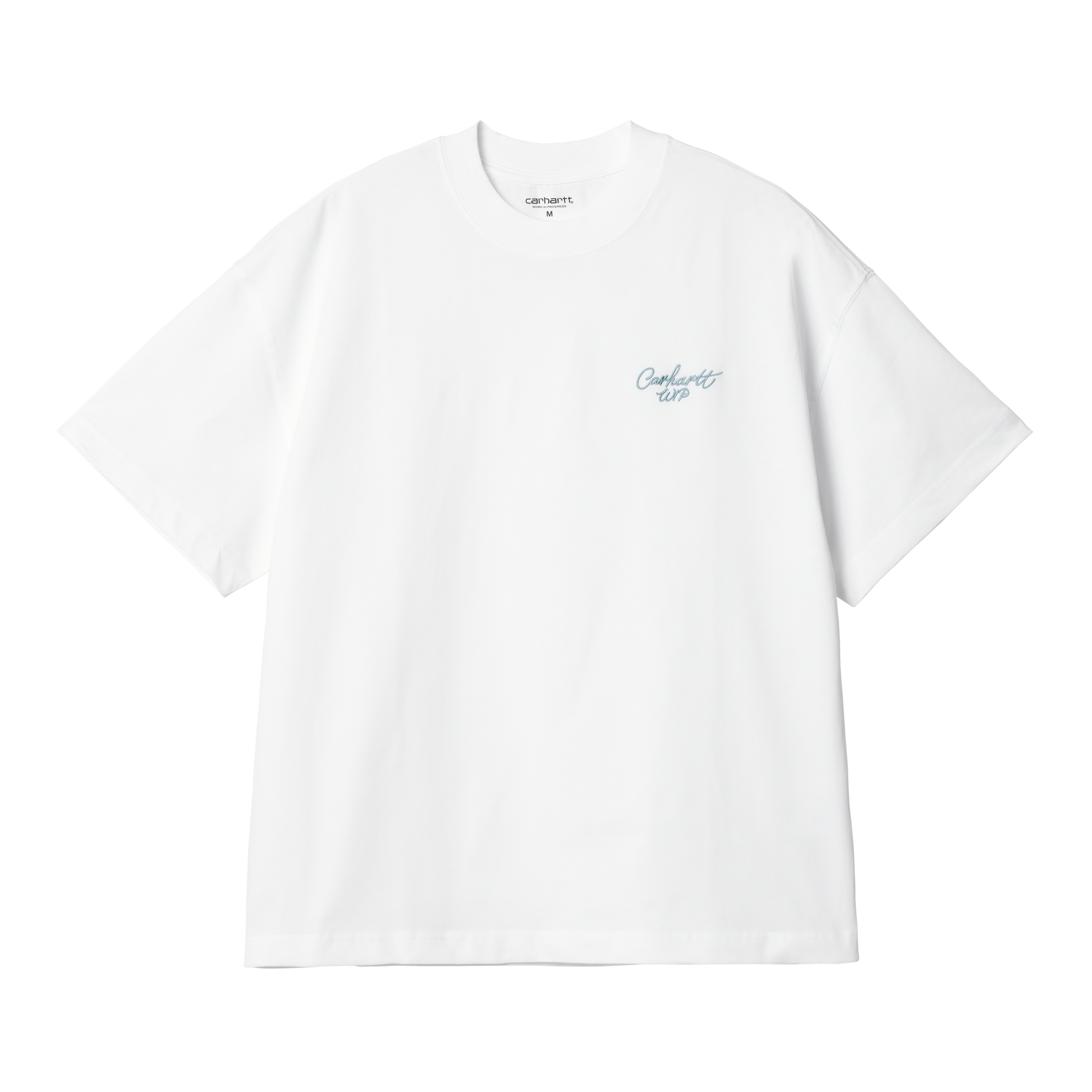 Carhartt WIP Short Sleeve Signature Script T-Shirt in Weiß