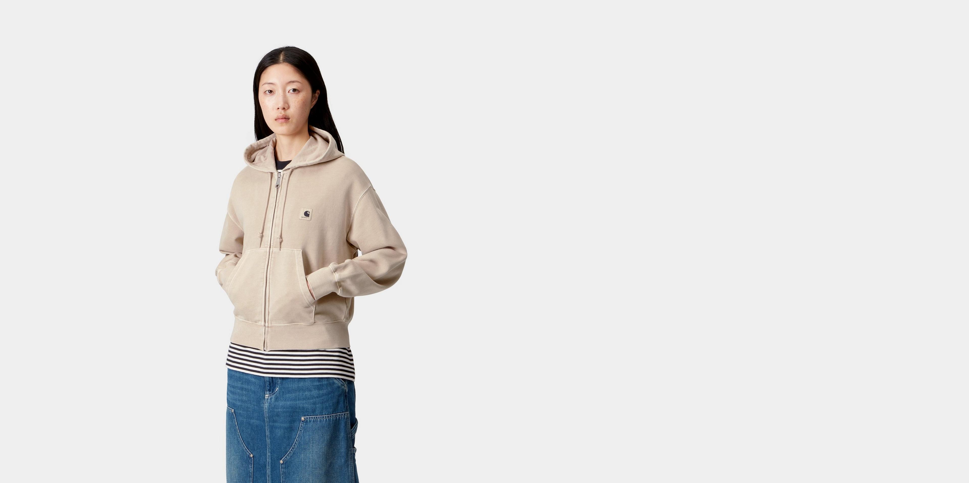 Carhartt WIP W' Hooded Nelson Jacket, Fleur De Sel