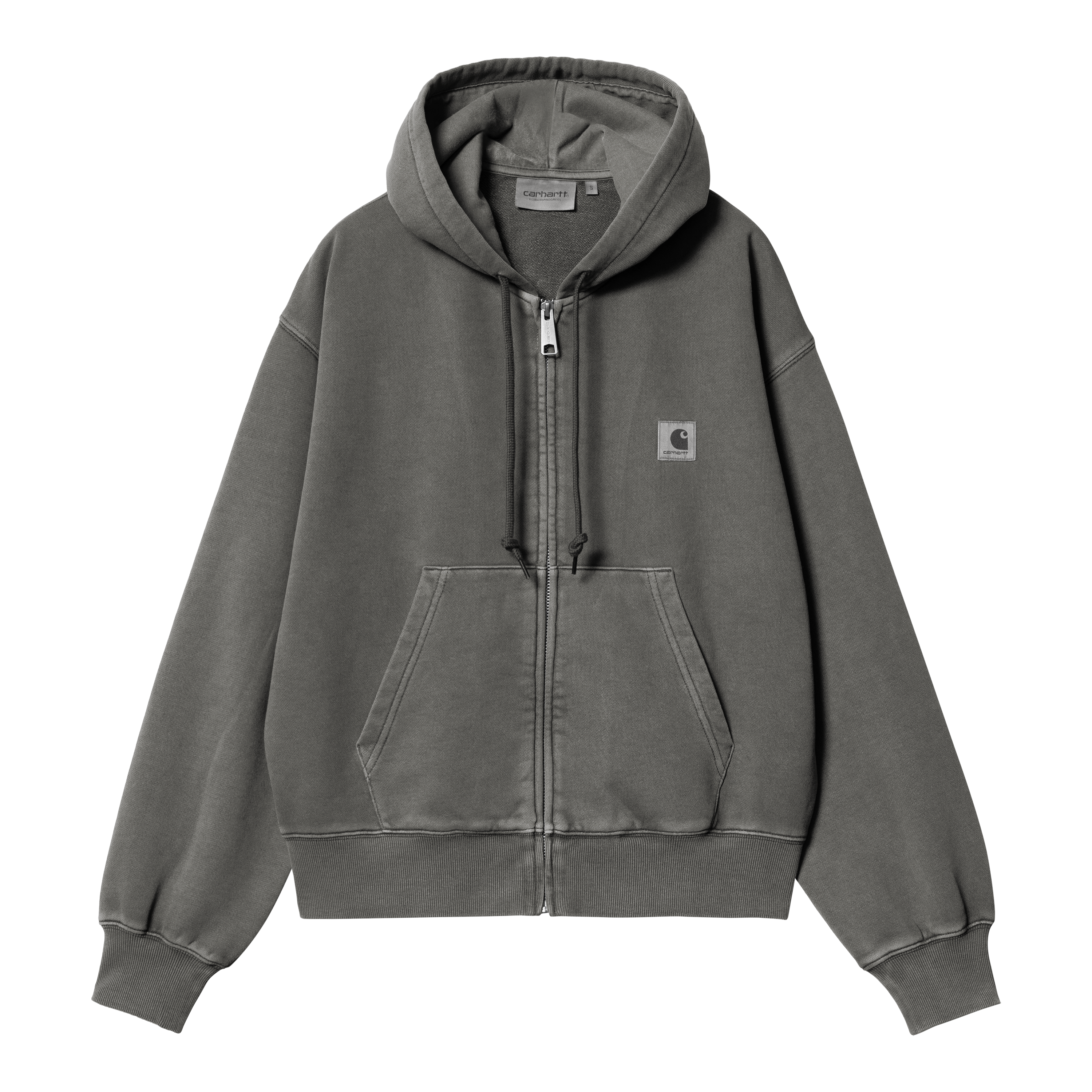 Carhartt WIP Women’s Hooded Nelson Jacket in Grey