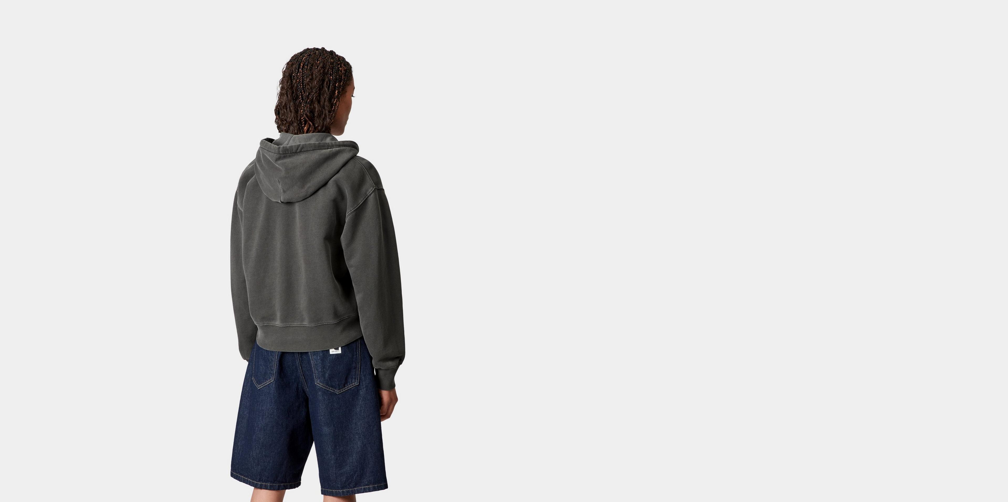 【Carhartt】 ★ W HOODED ELDON JACKET ★ BLACK & NATURAL Carhartt WIP Hooded Eldon Sweat Jacket Black | BSTN Store