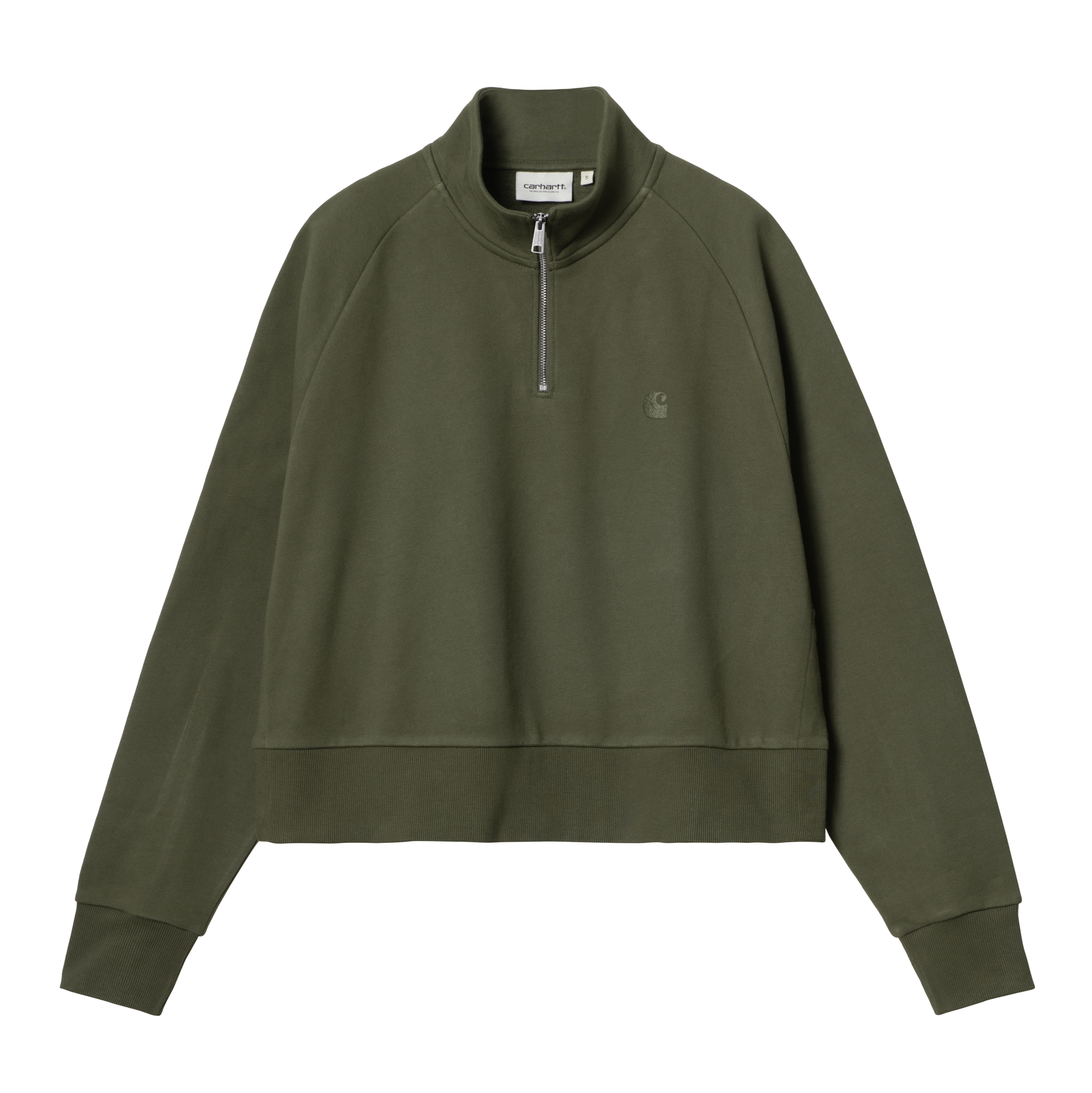 Carhartt WIP Women’s Colburn High Neck Sweat em Verde