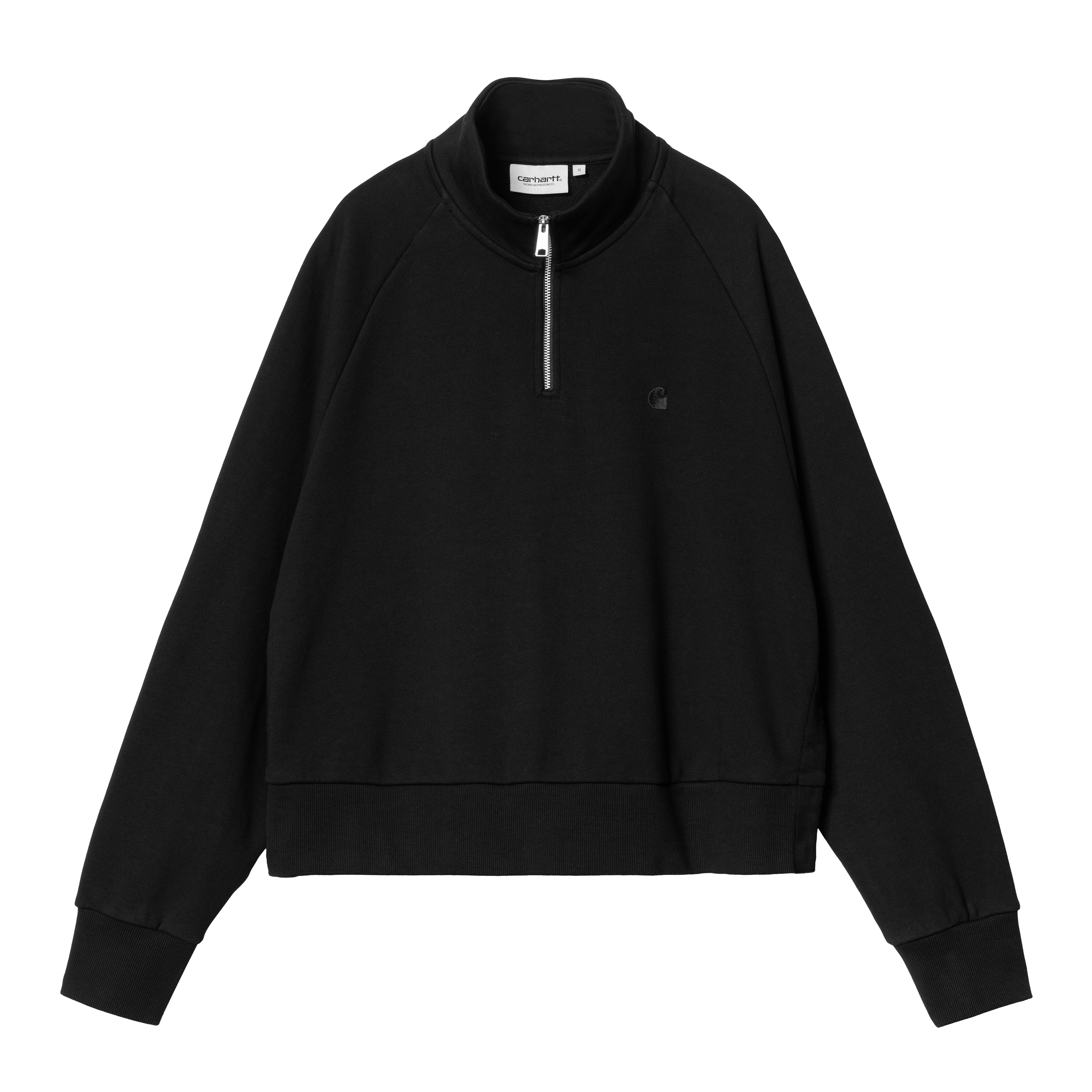 Carhartt WIP Women’s Colburn High Neck Sweat in Nero