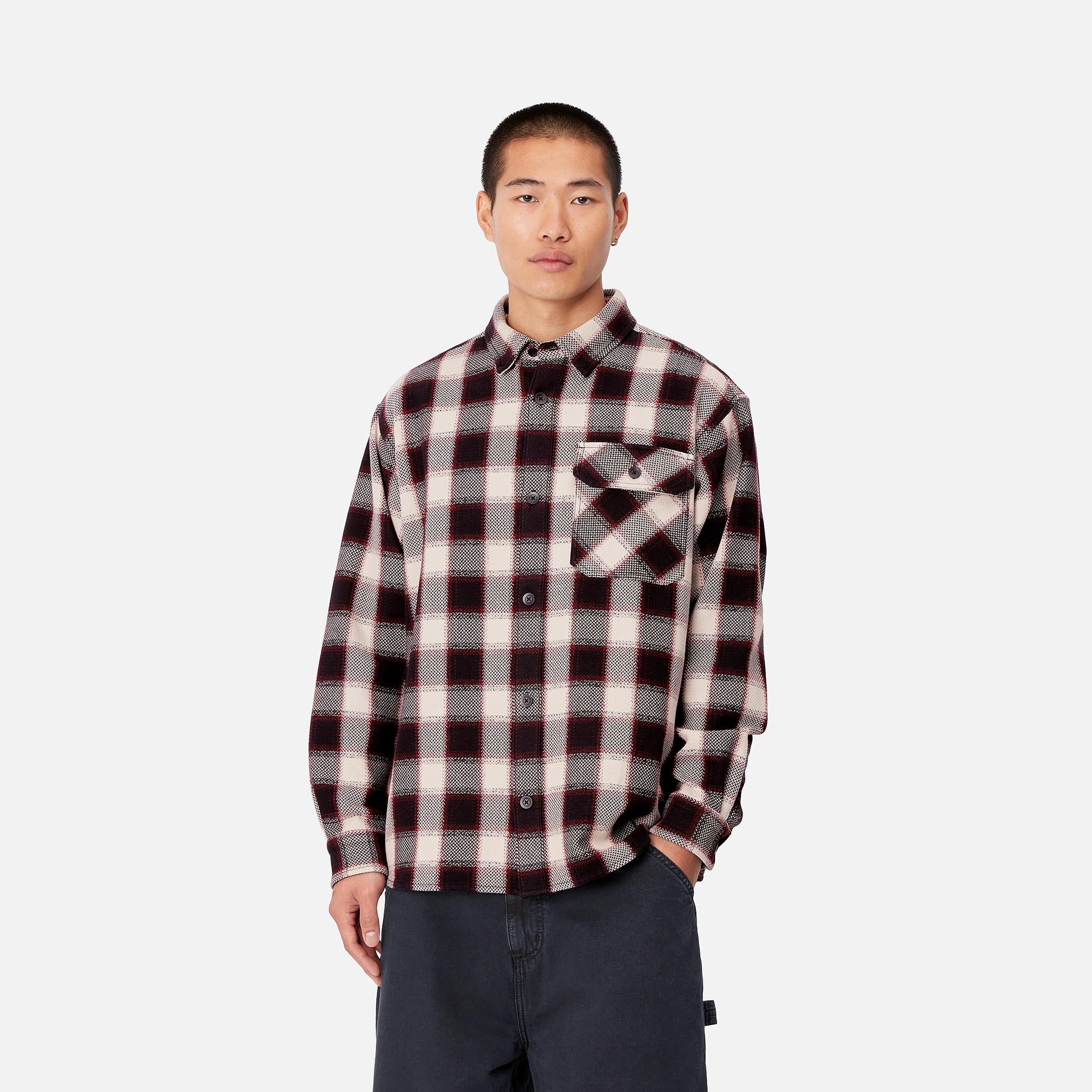 Carhartt WIP L/S Witten Shirt (100% Cotton Herringbone, 10.6 Carhartt WIP L/S Witten Shirt (100% Cotton Herringbone, 10.6
