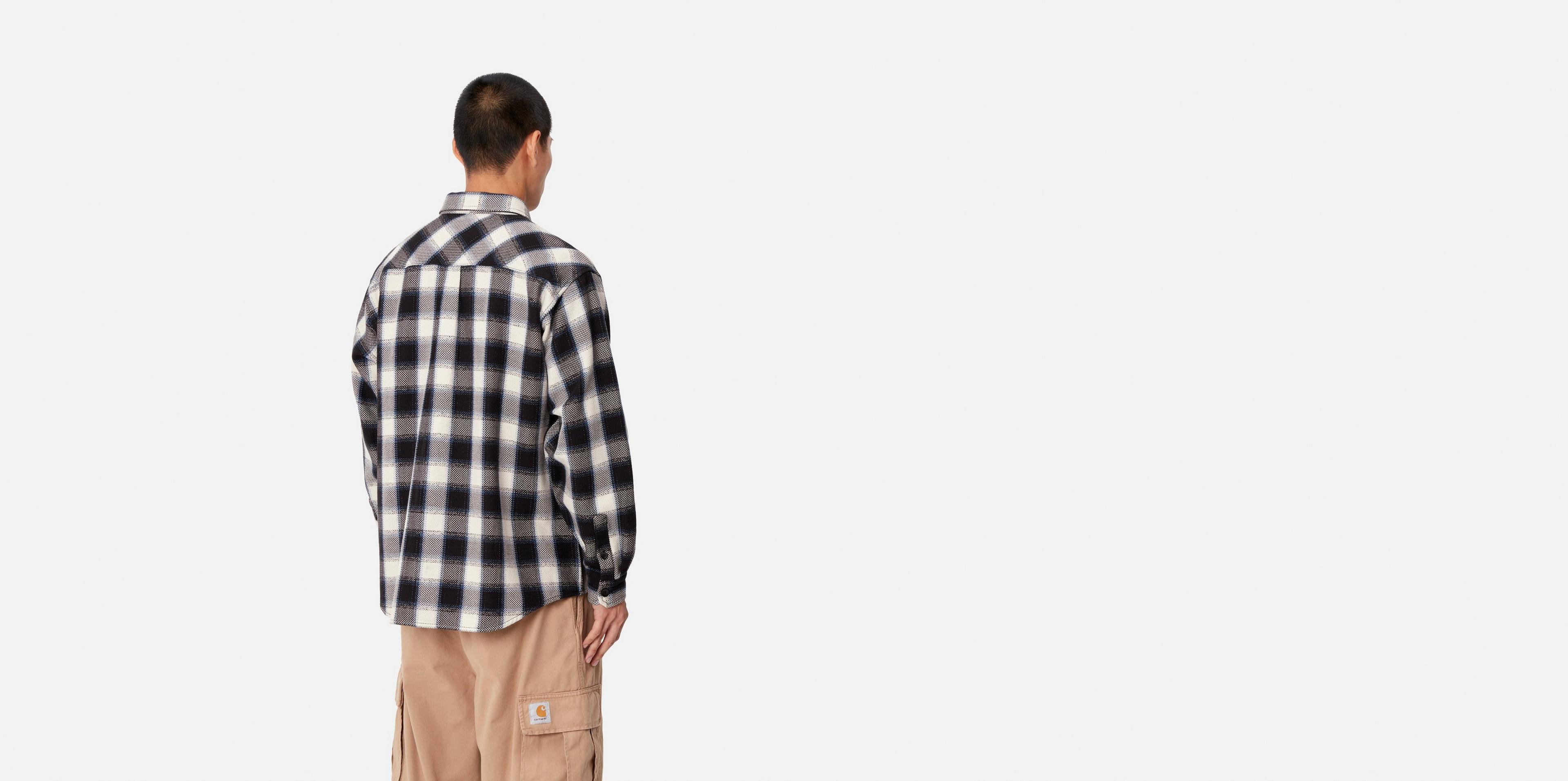 Carhartt WIP L/S Witten Shirt, Witten Check, Natural