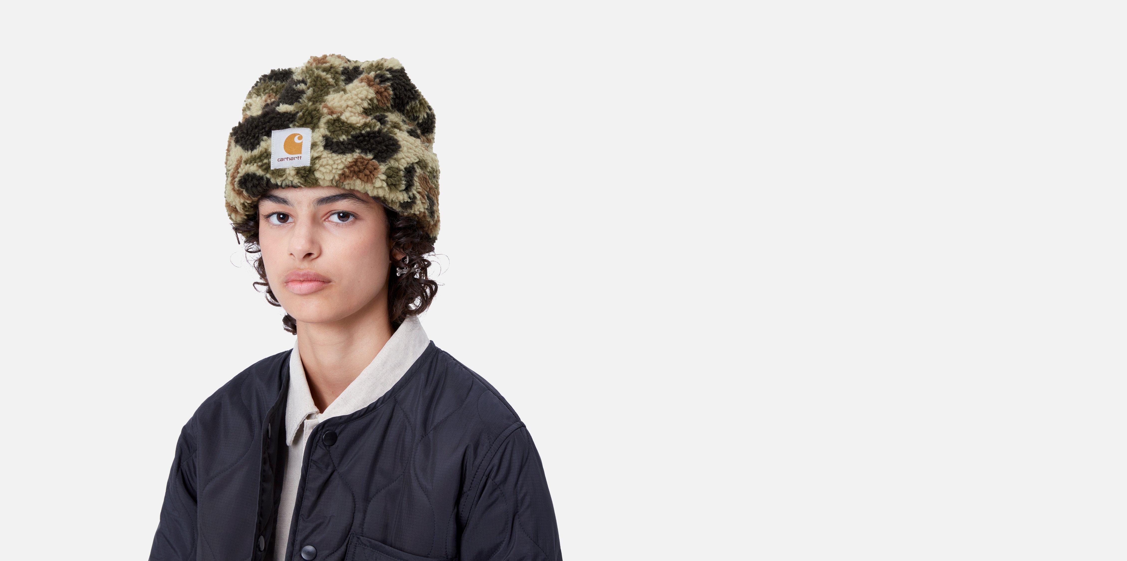 Carhartt WIP Prentis Beanie Camo Duck Jacquard Green Official Online Store