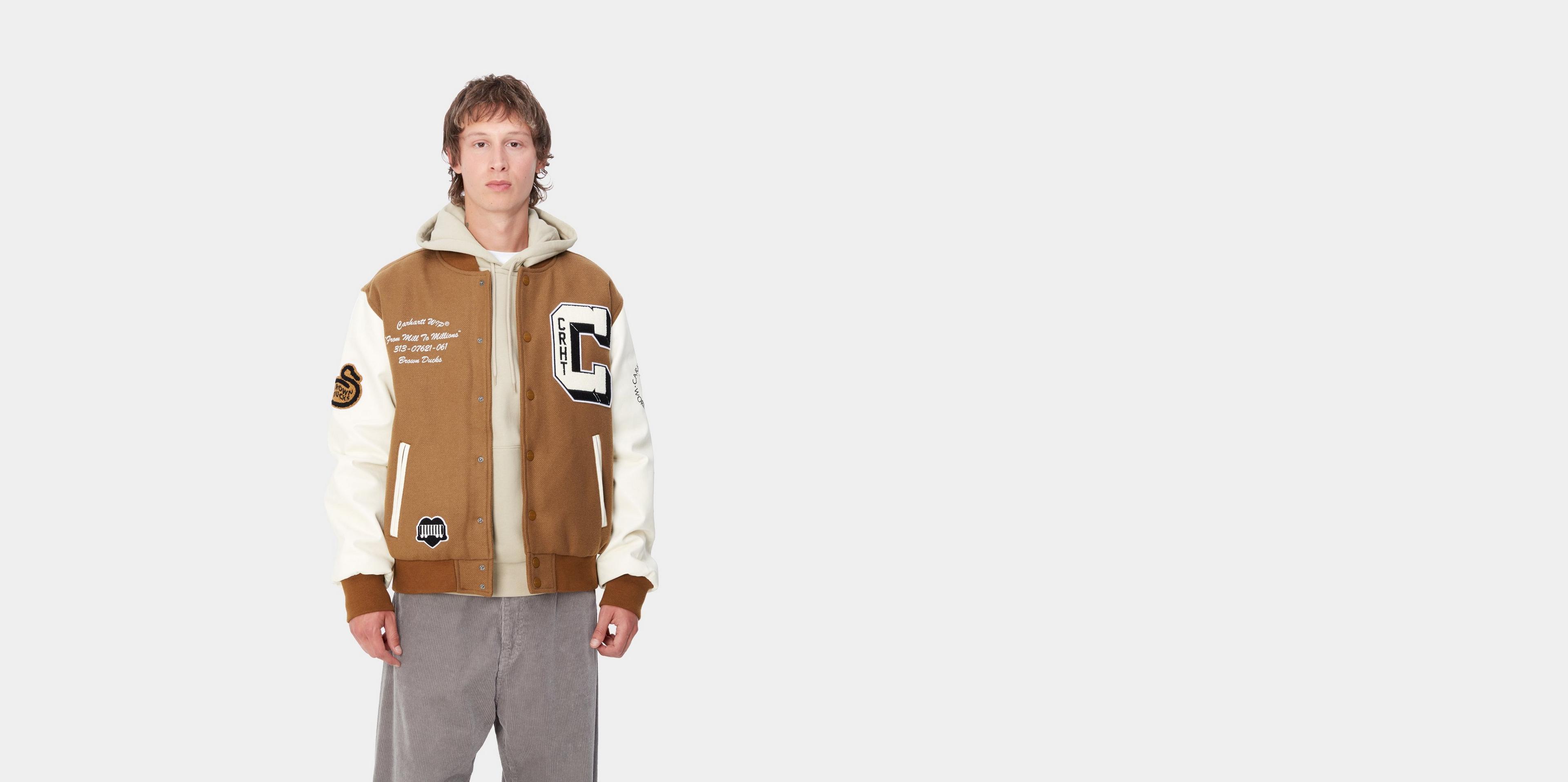 Carhartt WIP Brown Ducks Bomber, Hamilton Brown / Wax