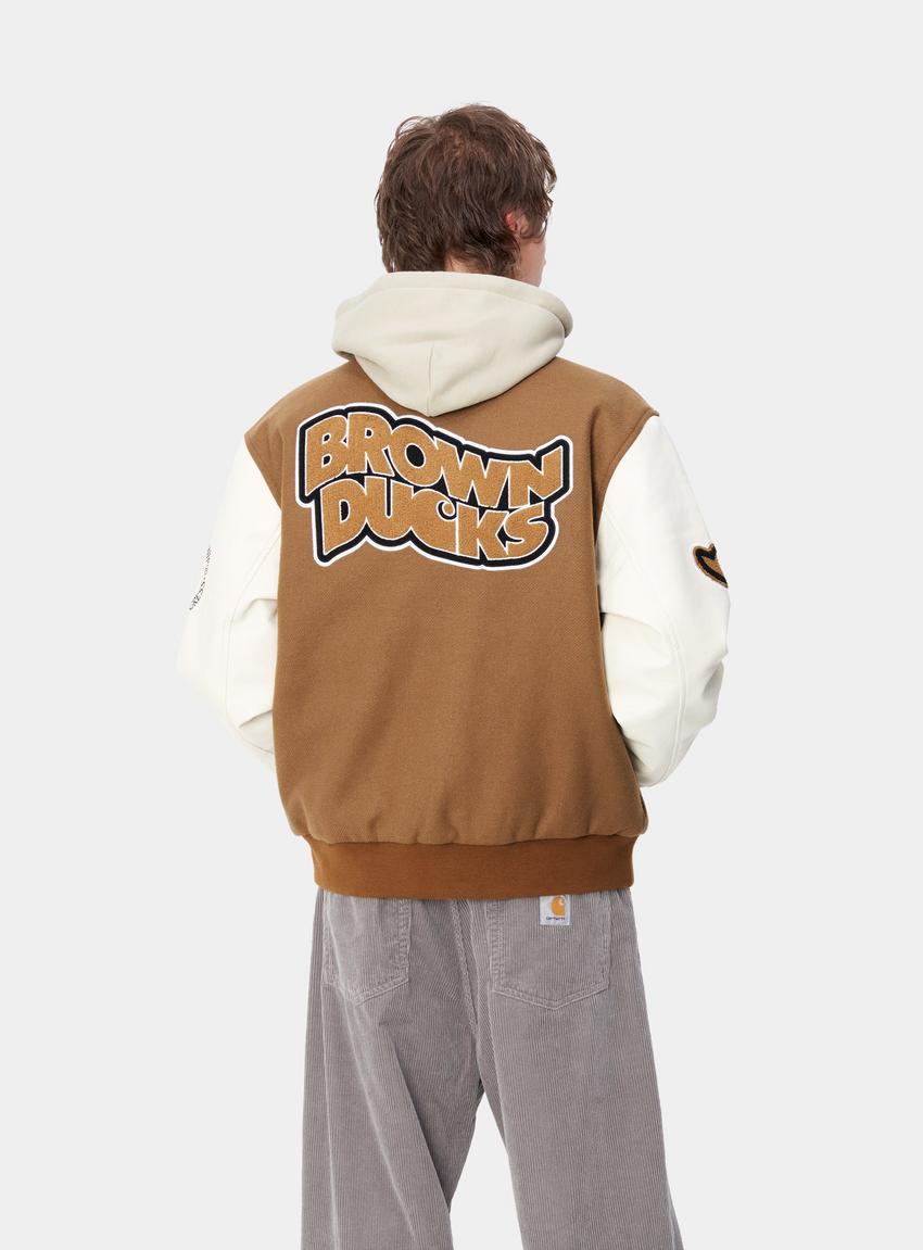 Carhartt WIP Brown Ducks Bomber, Hamilton Brown / Wax Carhartt WIP Brown Ducks Bomber, Hamilton Brown / Wax