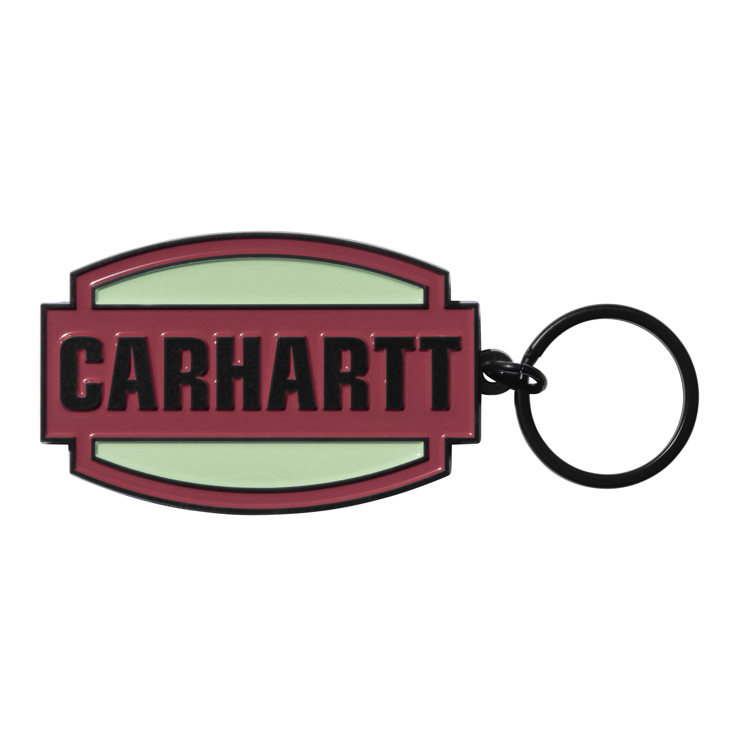 Carhartt WIP Press Script Keychain in Rot