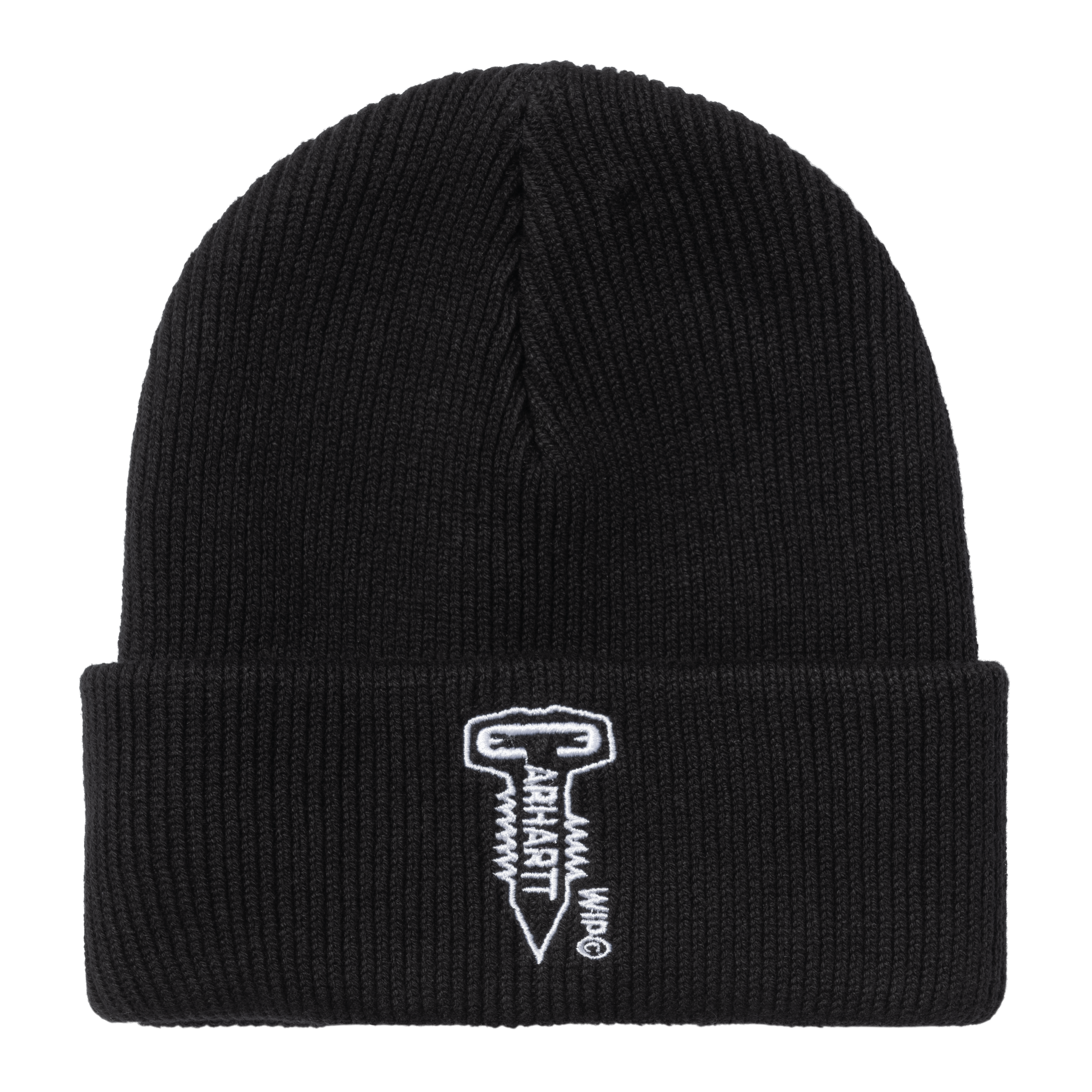 Carhartt WIP Screw Beanie in Schwarz