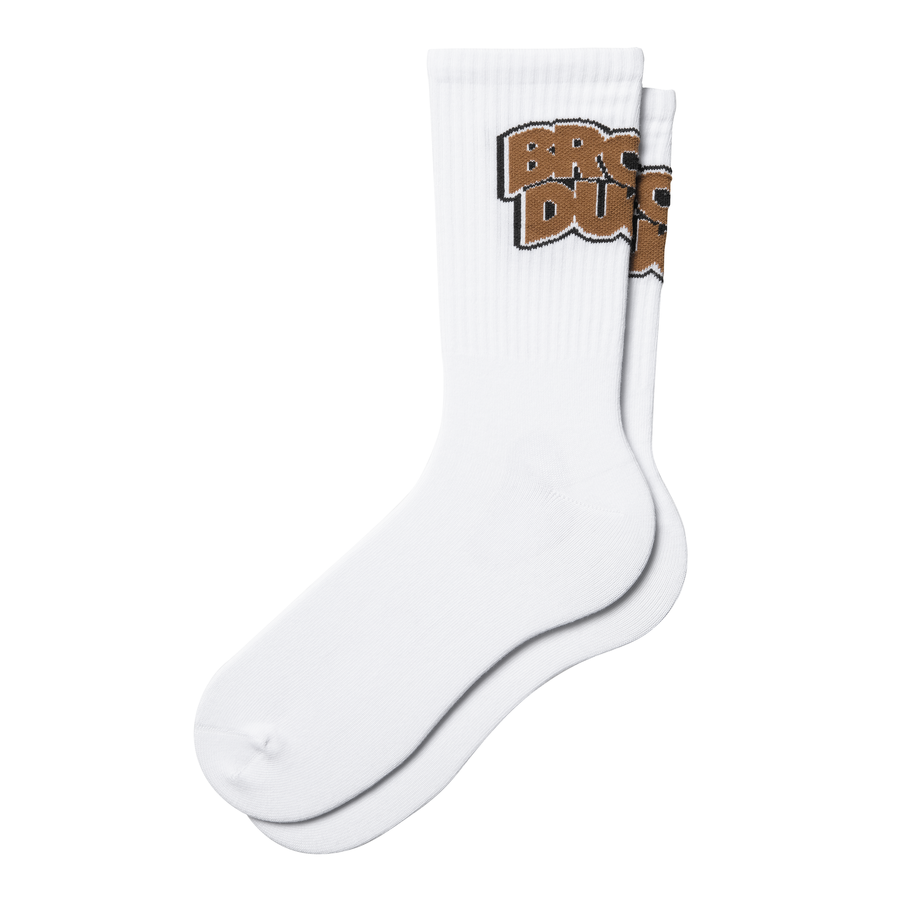 Carhartt WIP Brown Ducks Socks in White