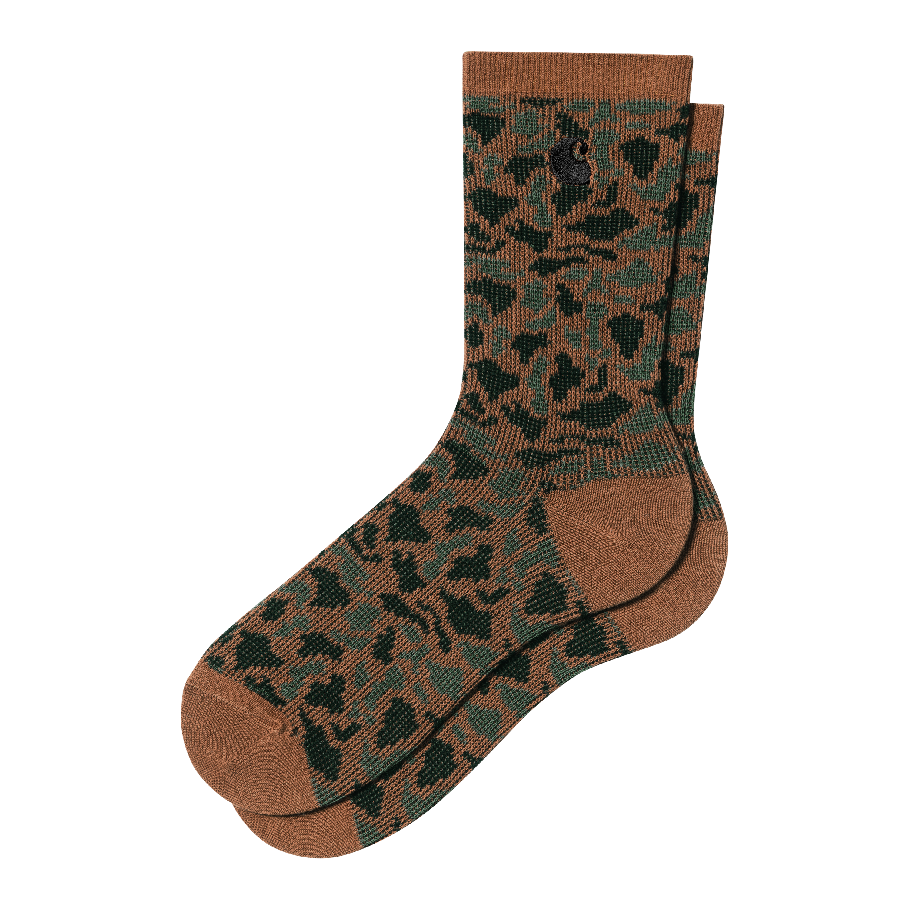 Carhartt WIP Camo Socks in Brown