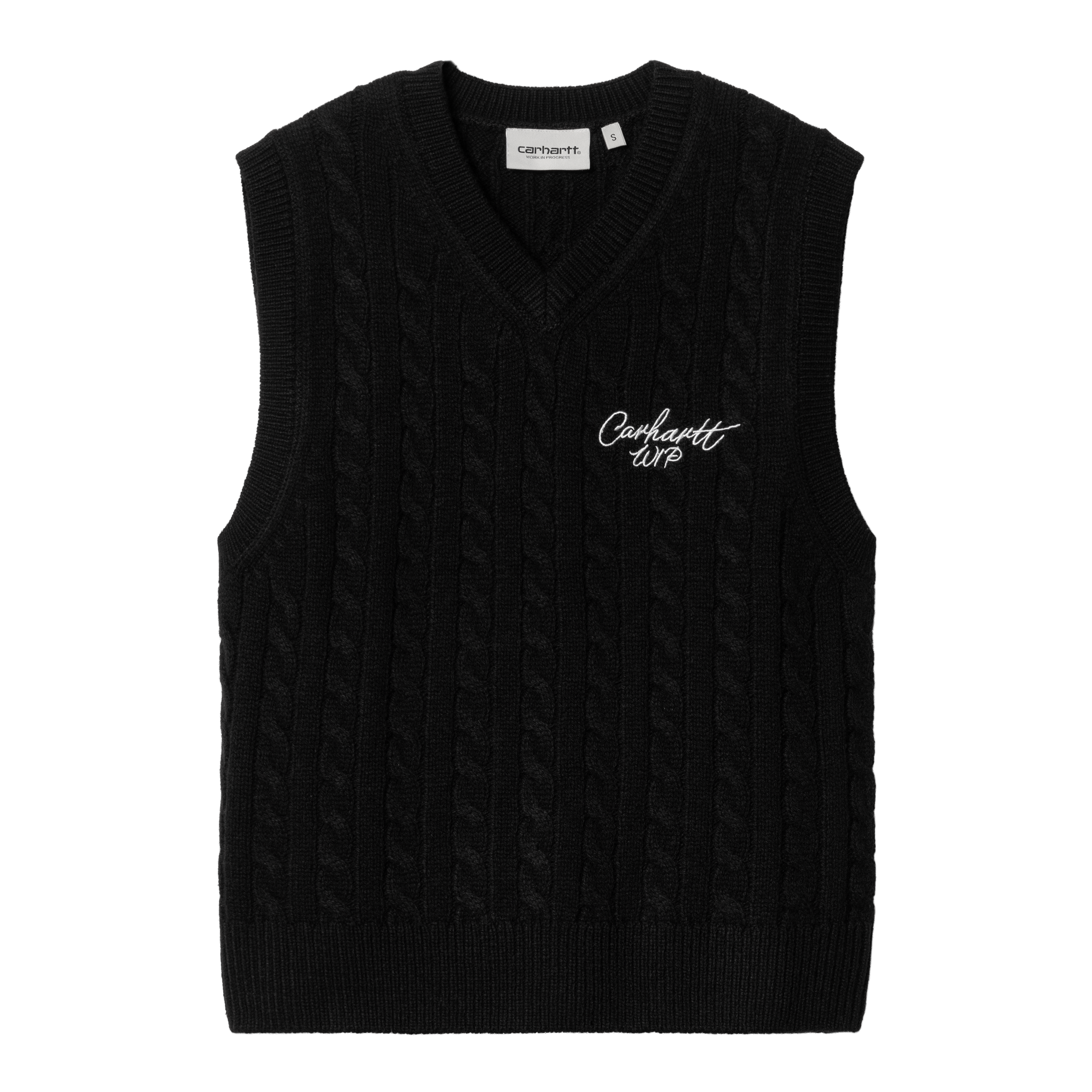 Carhartt WIP Women’s Signature Vest Sweater Noir