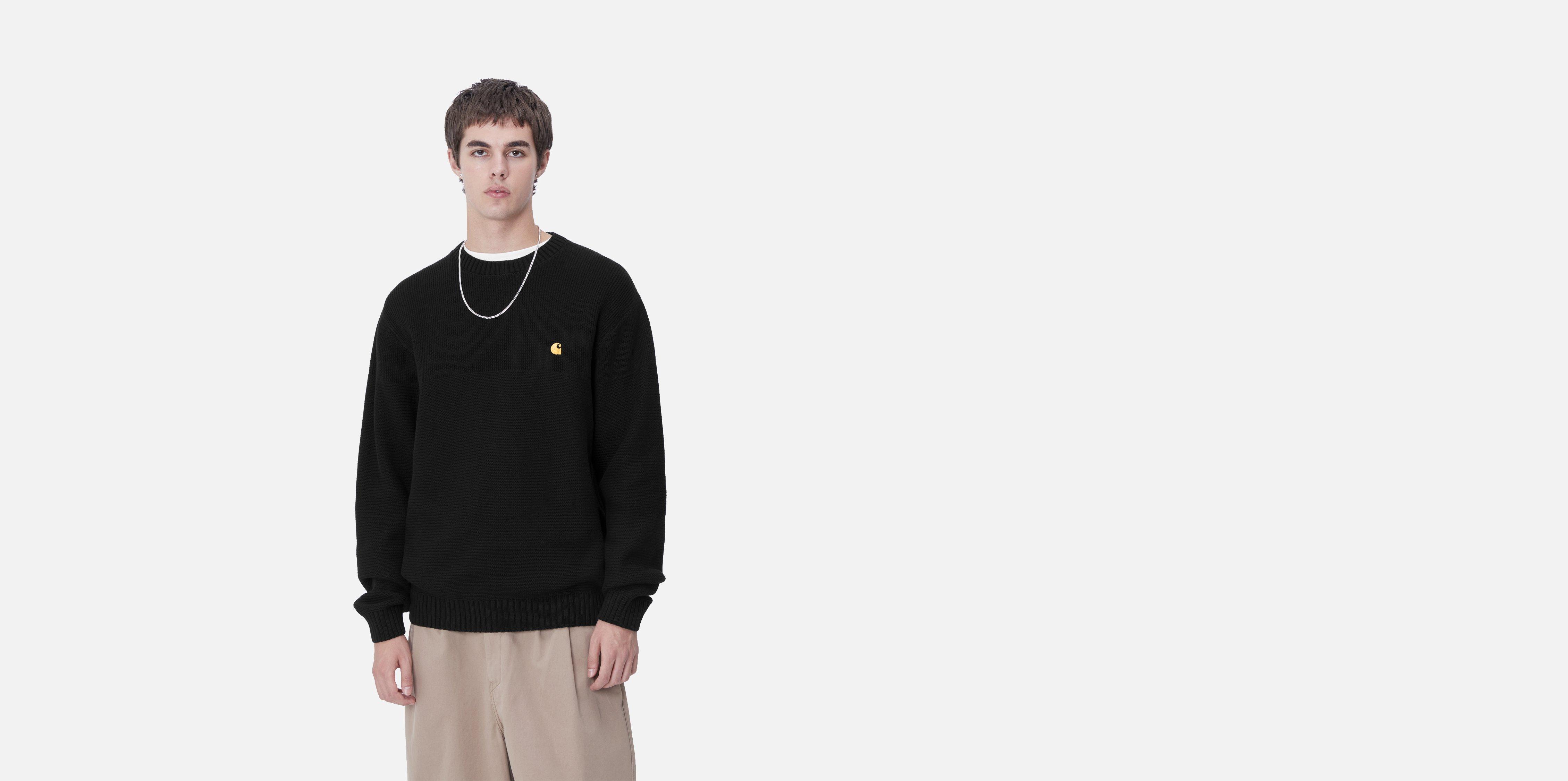 Carhartt WIP Chane Sweater Black Gold Official Online Store