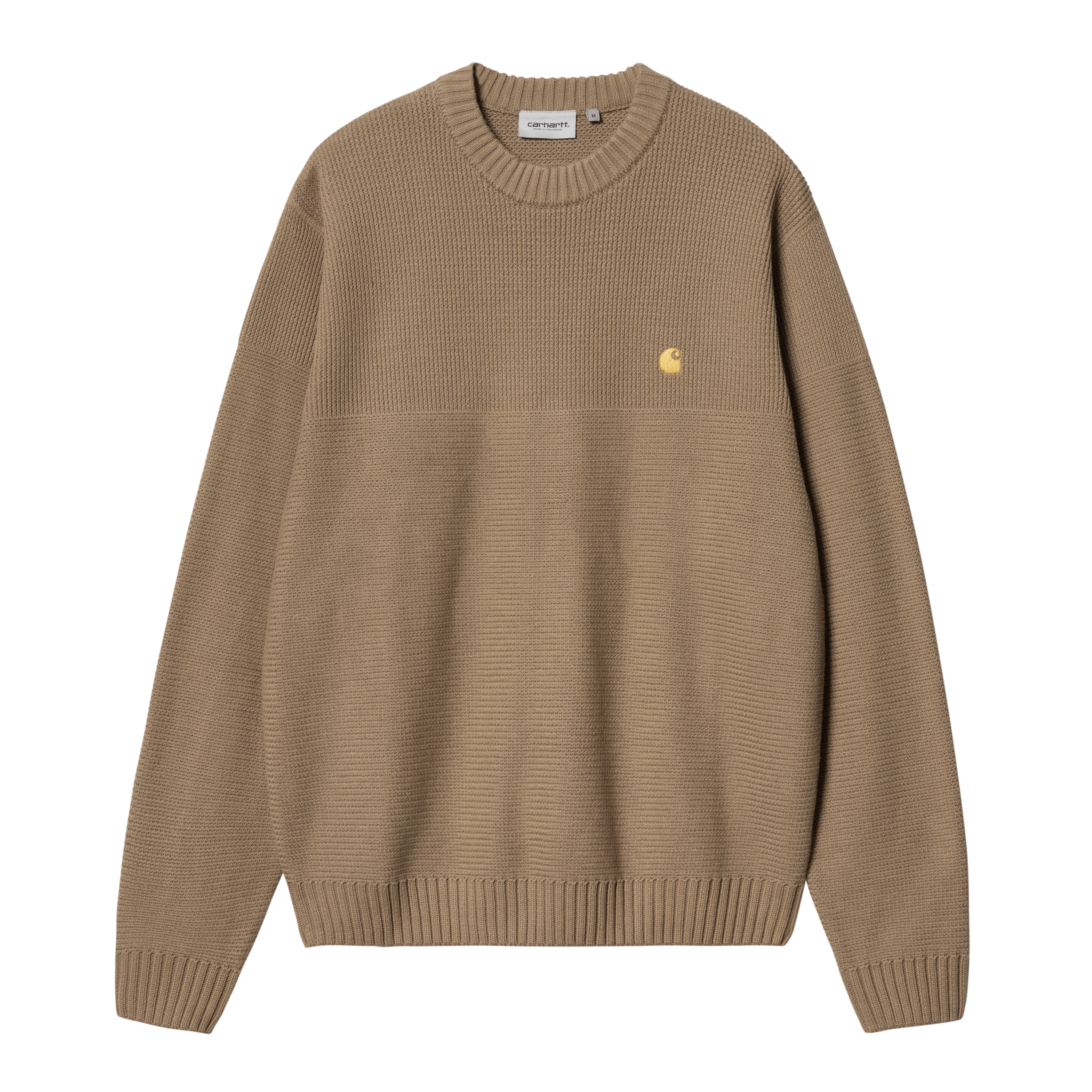 Carhartt WIP Chane Sweater Leather Gold Official Online Store