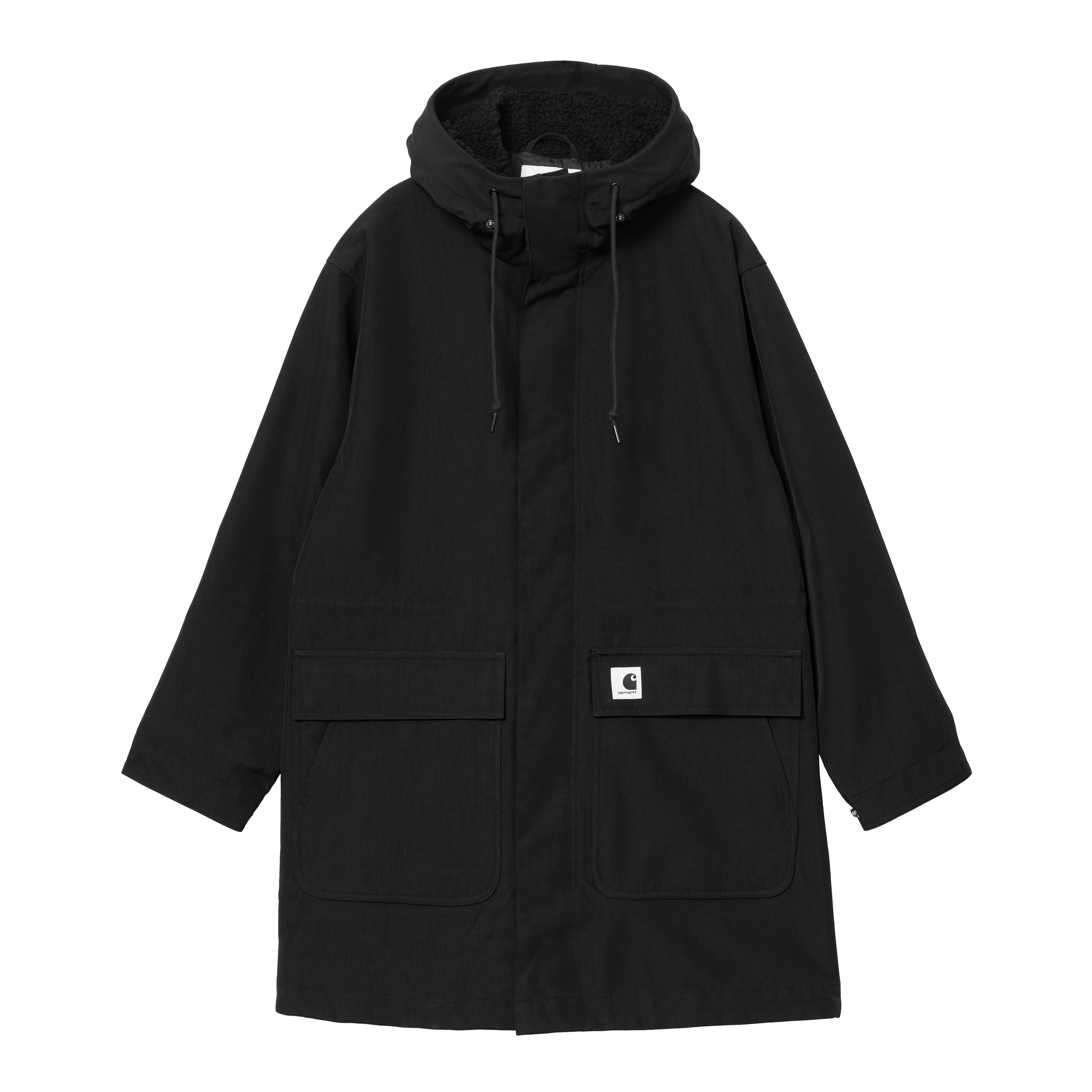 Carhartt WIP Women’s Clarton Parka em Preto