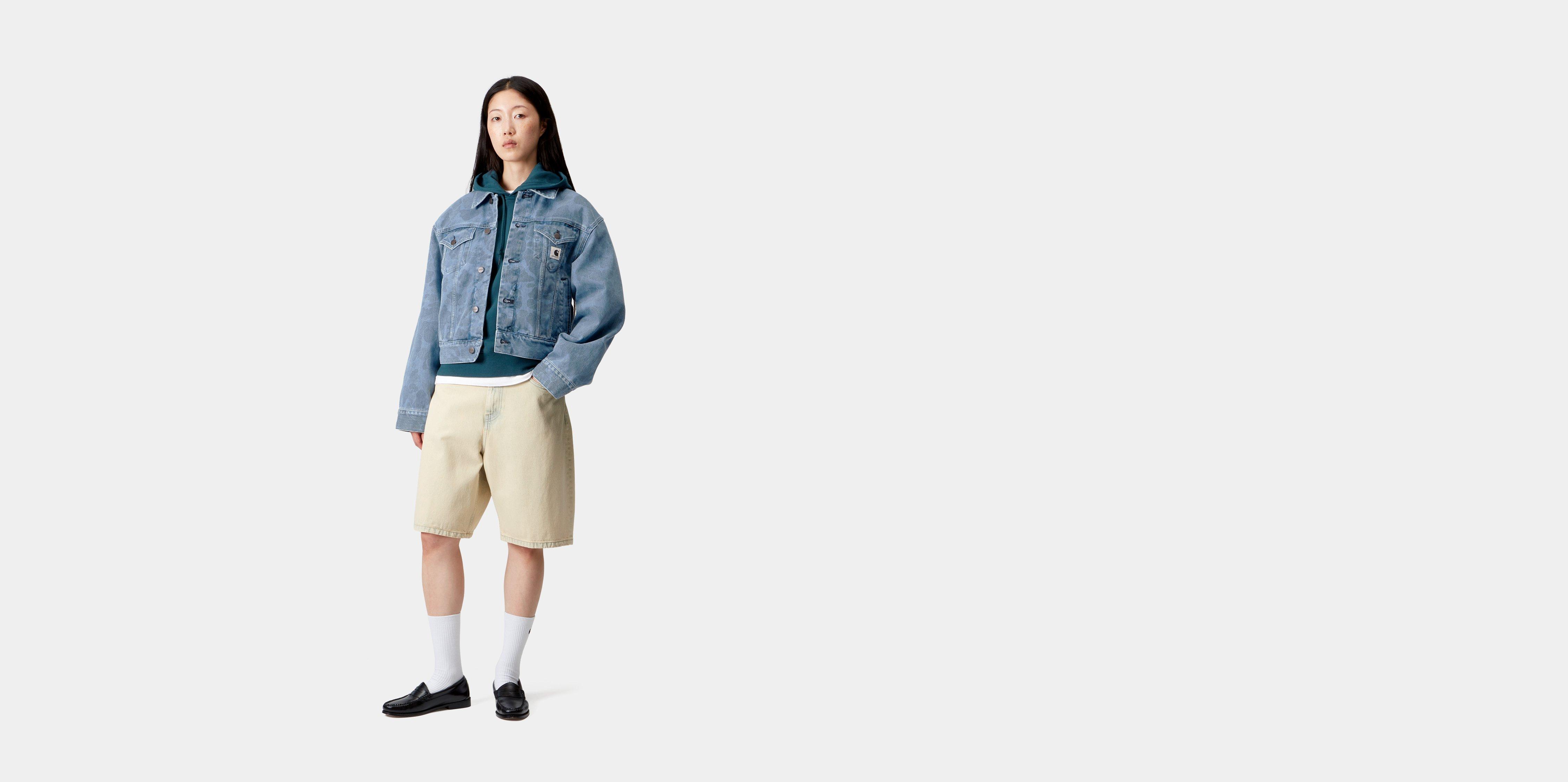Carhartt WIP Women's Duck Orell Jacket, Camo Duck, Blue | Official