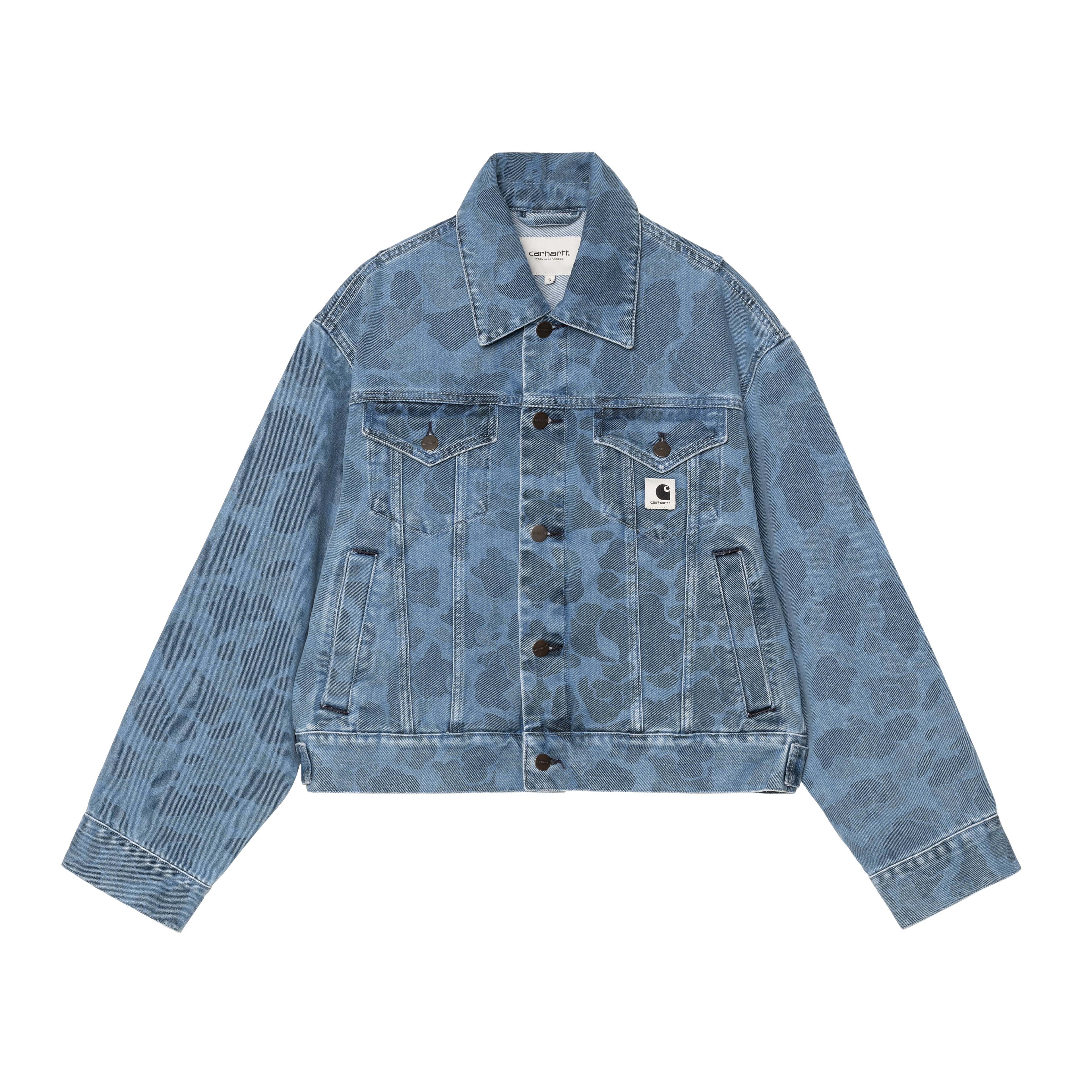 [CARHARTTWIP] W DUCK ORELL JACKET ★大人気★ Carhartt WIP W' Duck Orell Jacket, Camo Duck, Blue