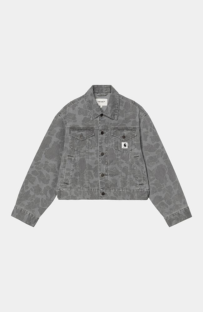 【CARHARTTWIP】 W DUCK ORELL JACKET CAMO DUCK☆大人気☆ Carhartt WIP W' Duck Orell Jacket, Camo Duck, Black