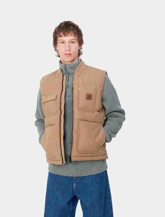 Carhartt WIP Springfield Vest, Black / Misty Grey | Official Carhartt WIP Springfield Vest, Black / Misty Grey | Official