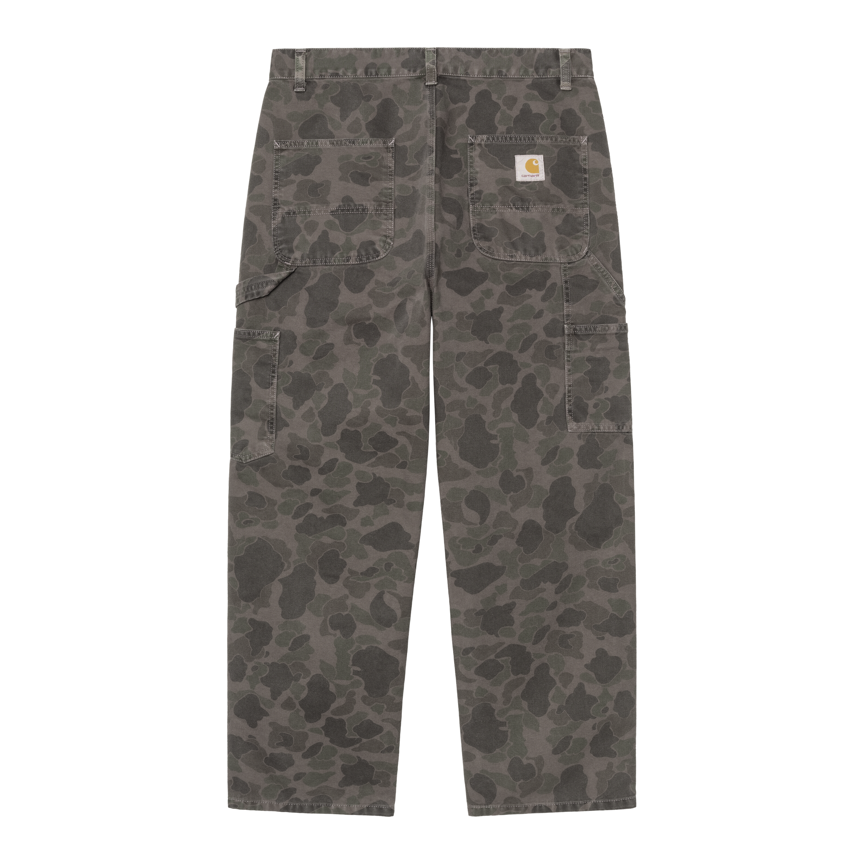 パンツ Carhartt WIP Pants Duck Single Knee camo Carhartt WIP Duck Single Knee Pant Camo Duck Green/Graphite