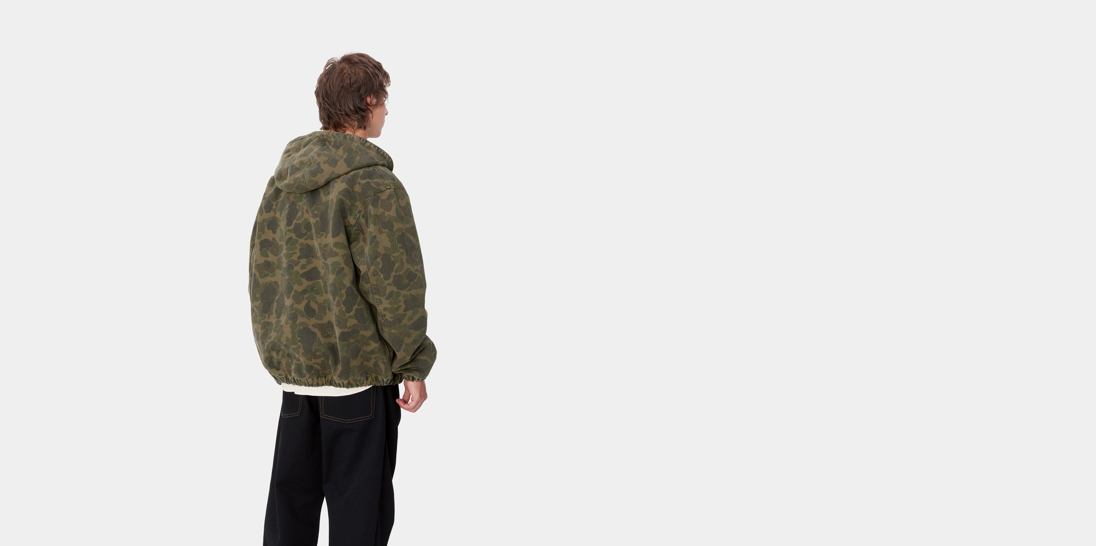 Carhartt WIP Duck Active Jacket Camo Duck Green Office Green Official Online Store