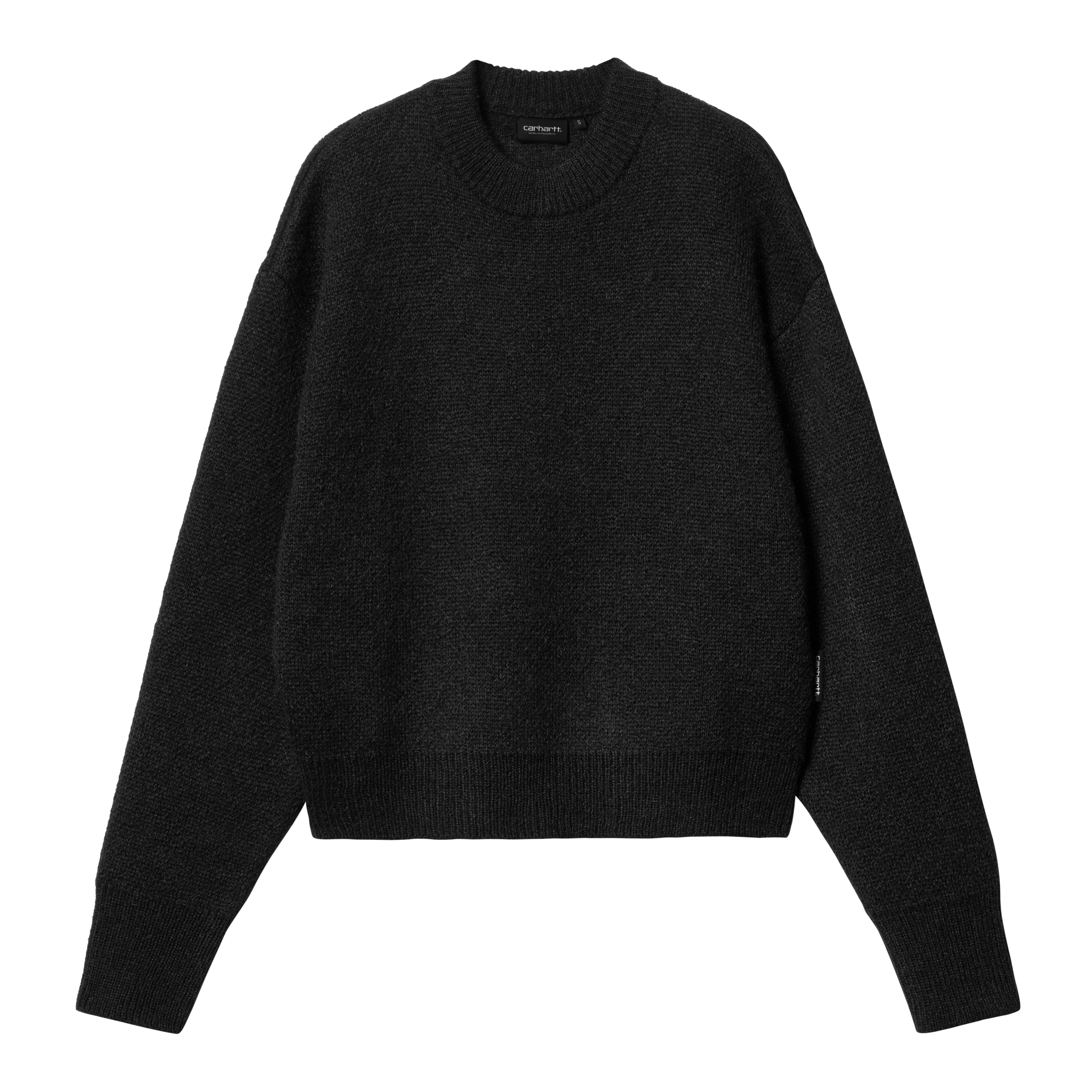 H&m Oversize Strickpullover Schwarz Knitted Sweater