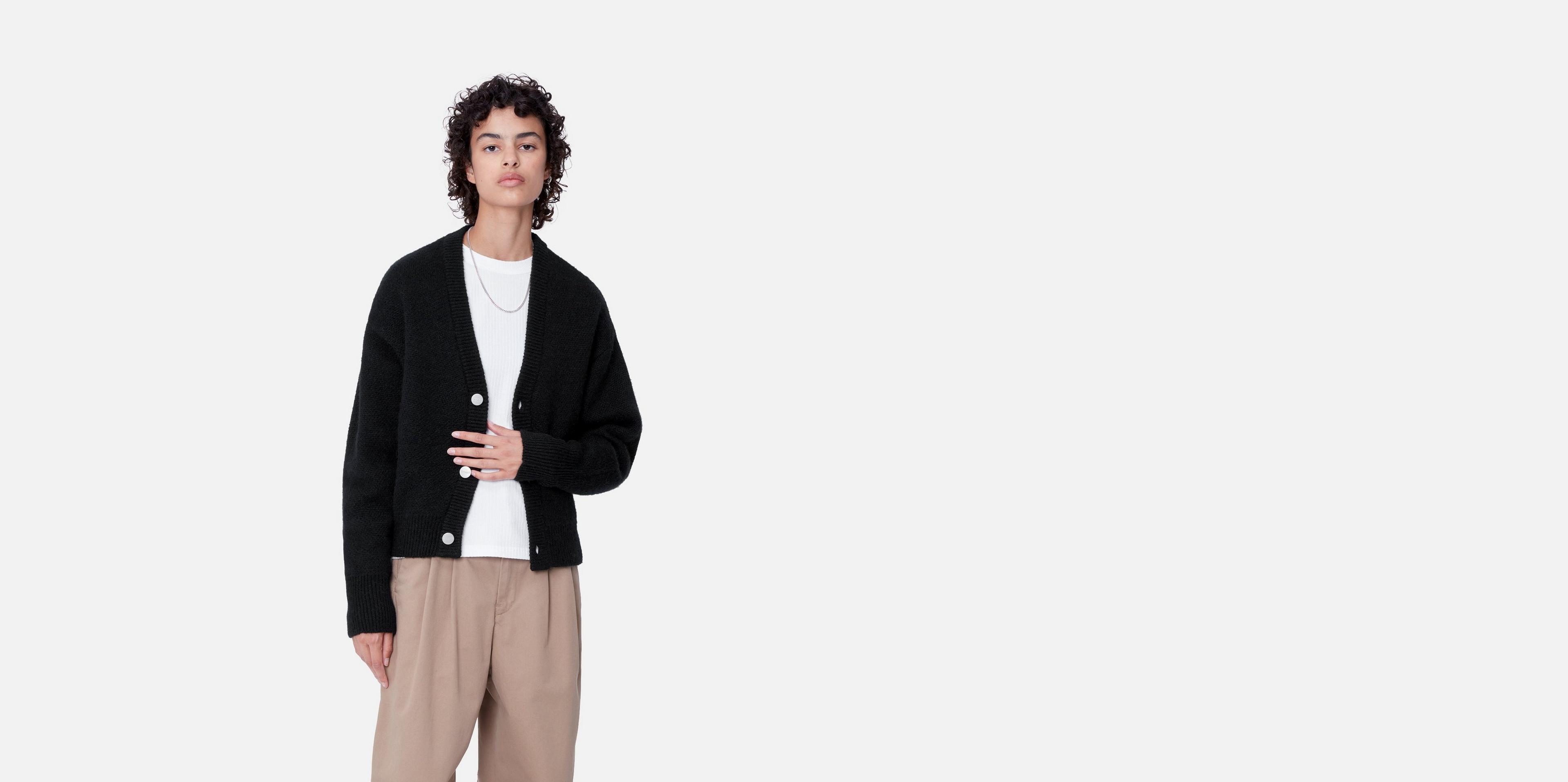 【送料&関税込】Carhartt Merton Cardigan Carhartt WIP W' Merton Cardigan, Black | Official Online Store