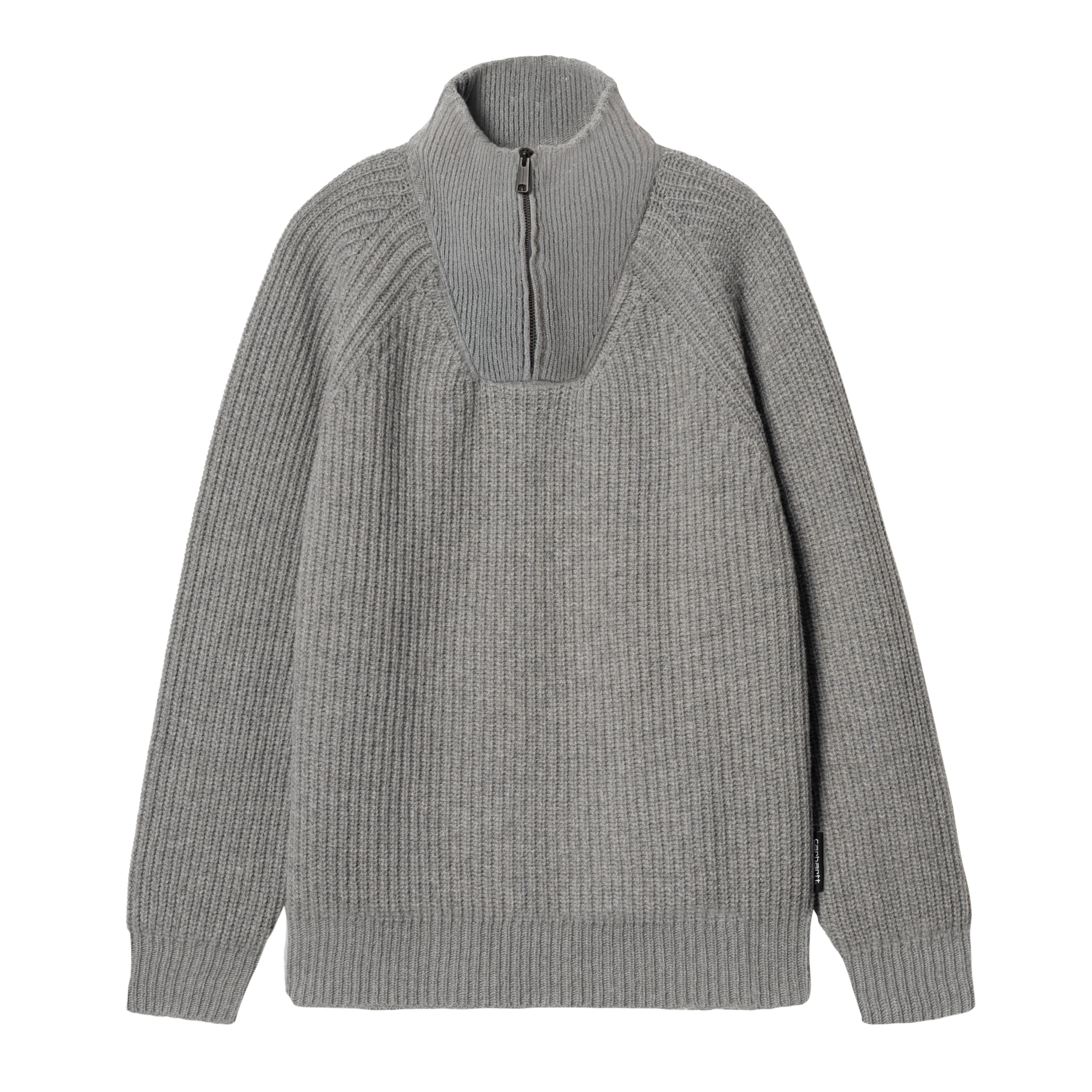 Carhartt WIP Marlon Half Zip Sweater in Grau