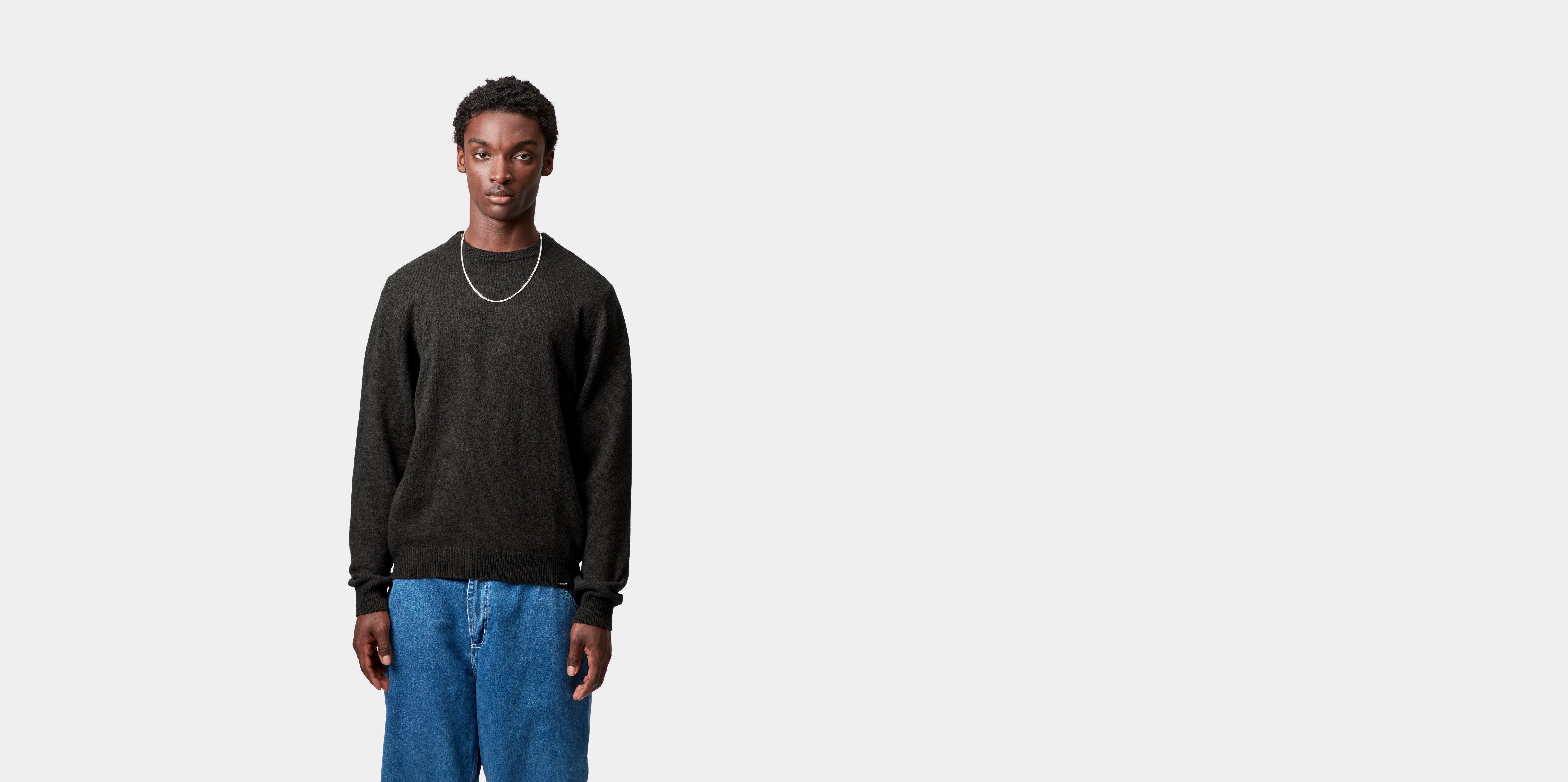Carhartt WIP Alten Sweater Black Heather | M | Men