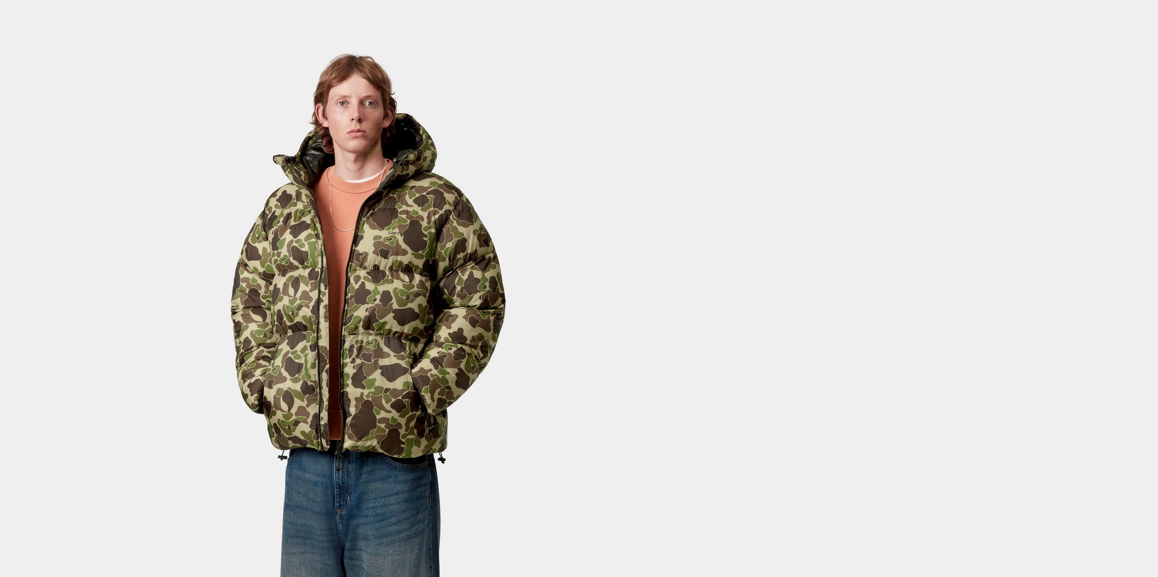 Carhartt WIP Toronto Jacket, Camo Duck, Green / Black | Official