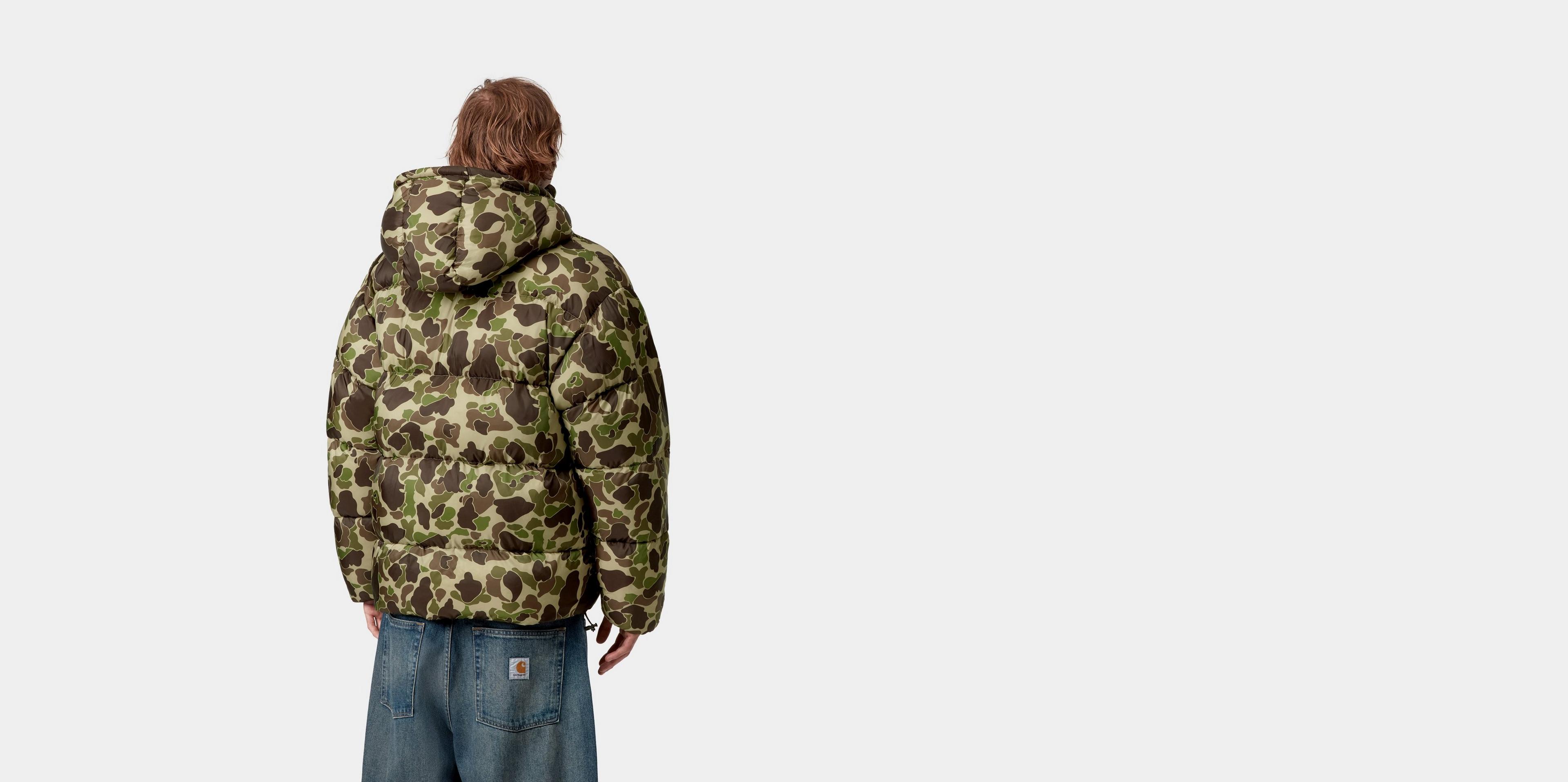 Carhartt WIP Toronto Jacket, Camo Duck, Green / Black | Official