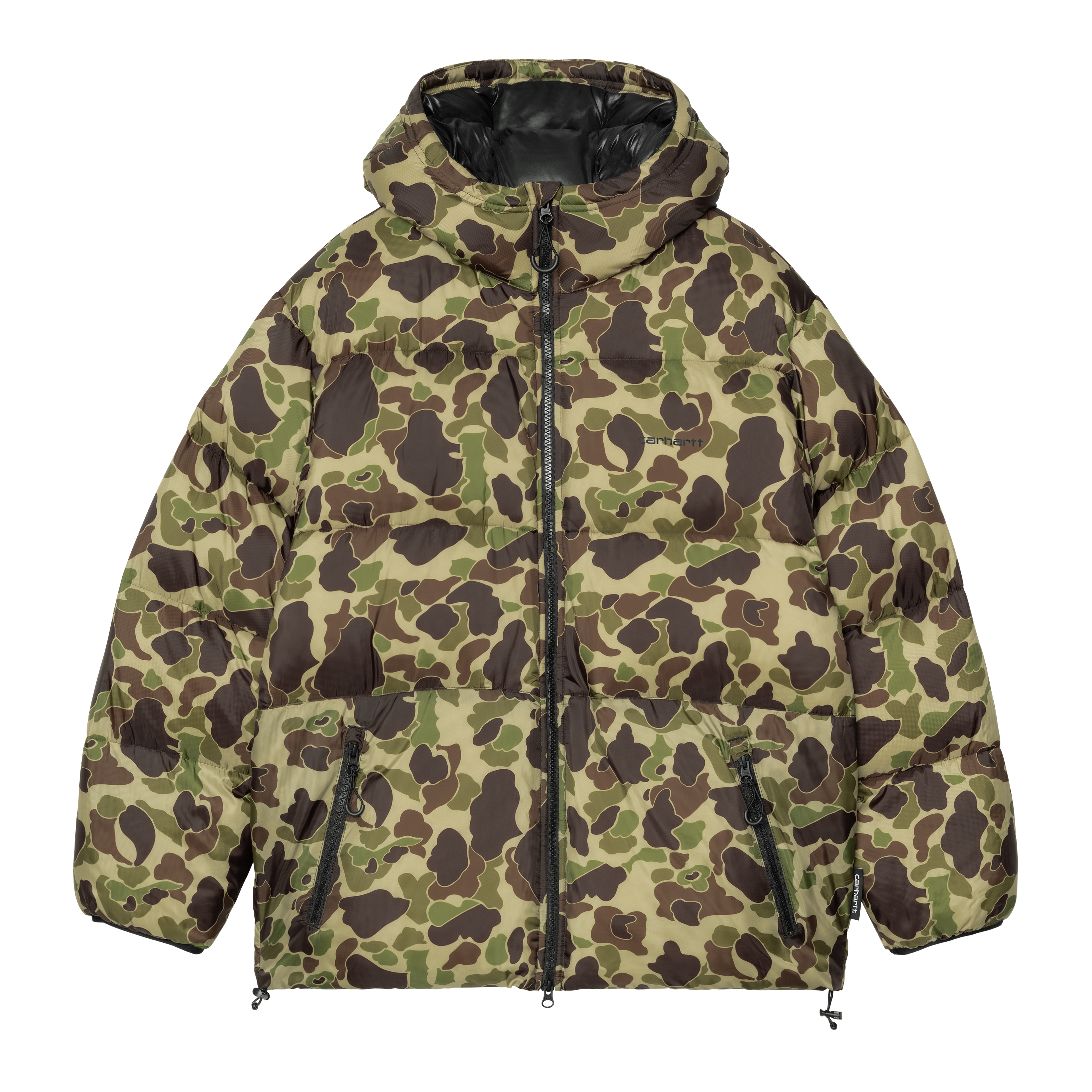 carhartt state coat カモ柄 Carhartt WIP jacket Skyton Liner men's green color I032990.1YFXX