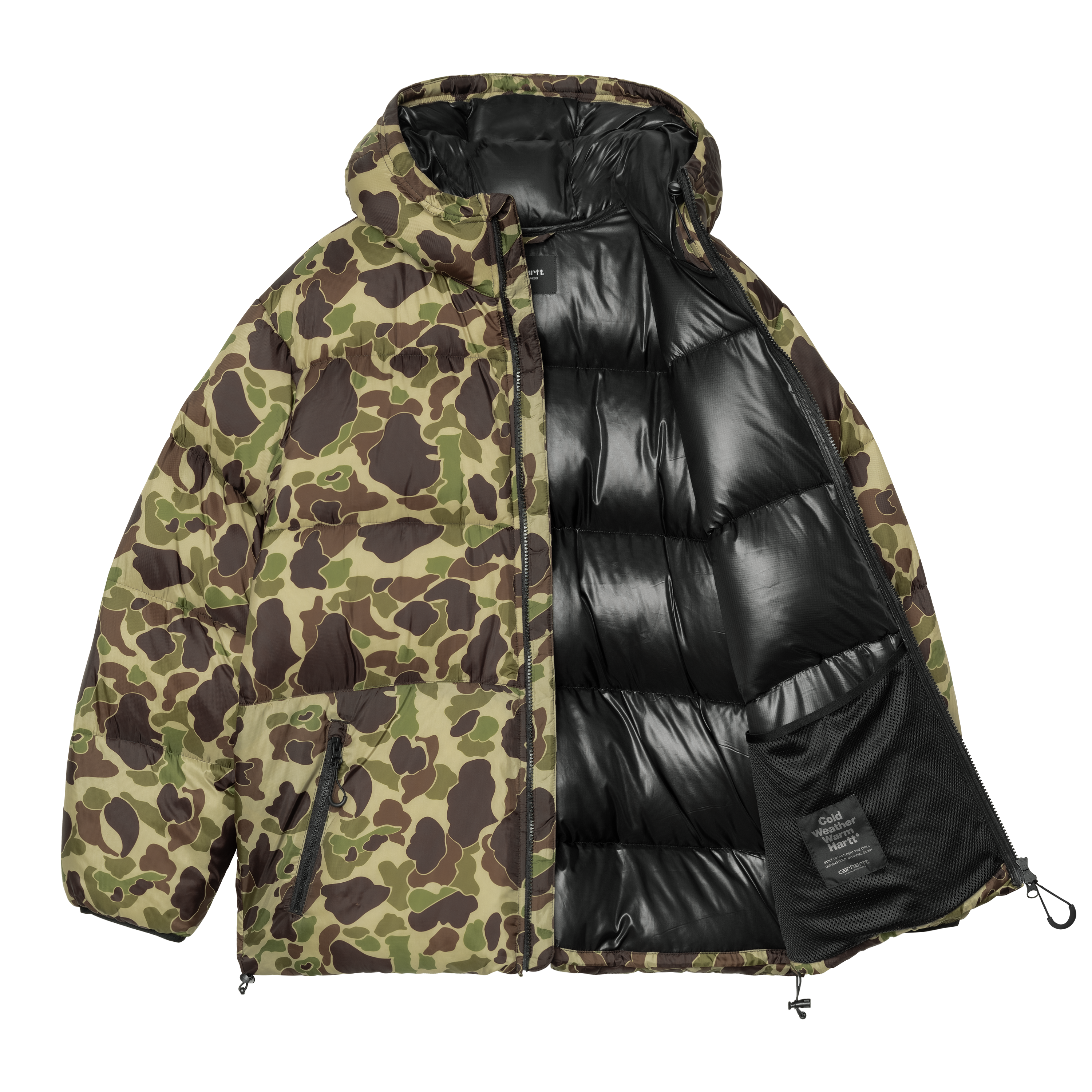 Carhartt WIP Toronto Jacket, Camo Duck, Green / Black | Official