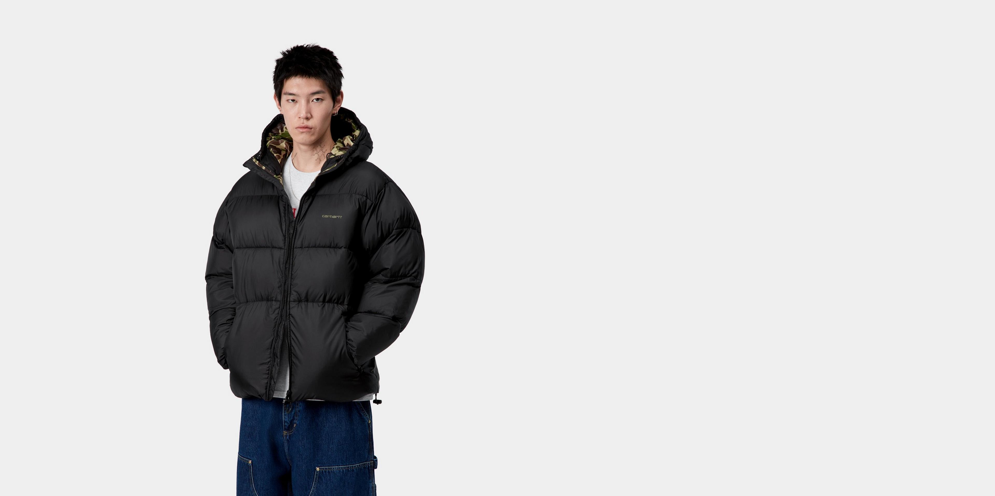 Carhartt WIP Toronto Jacket, Black / Camo Duck, Green | Officiële