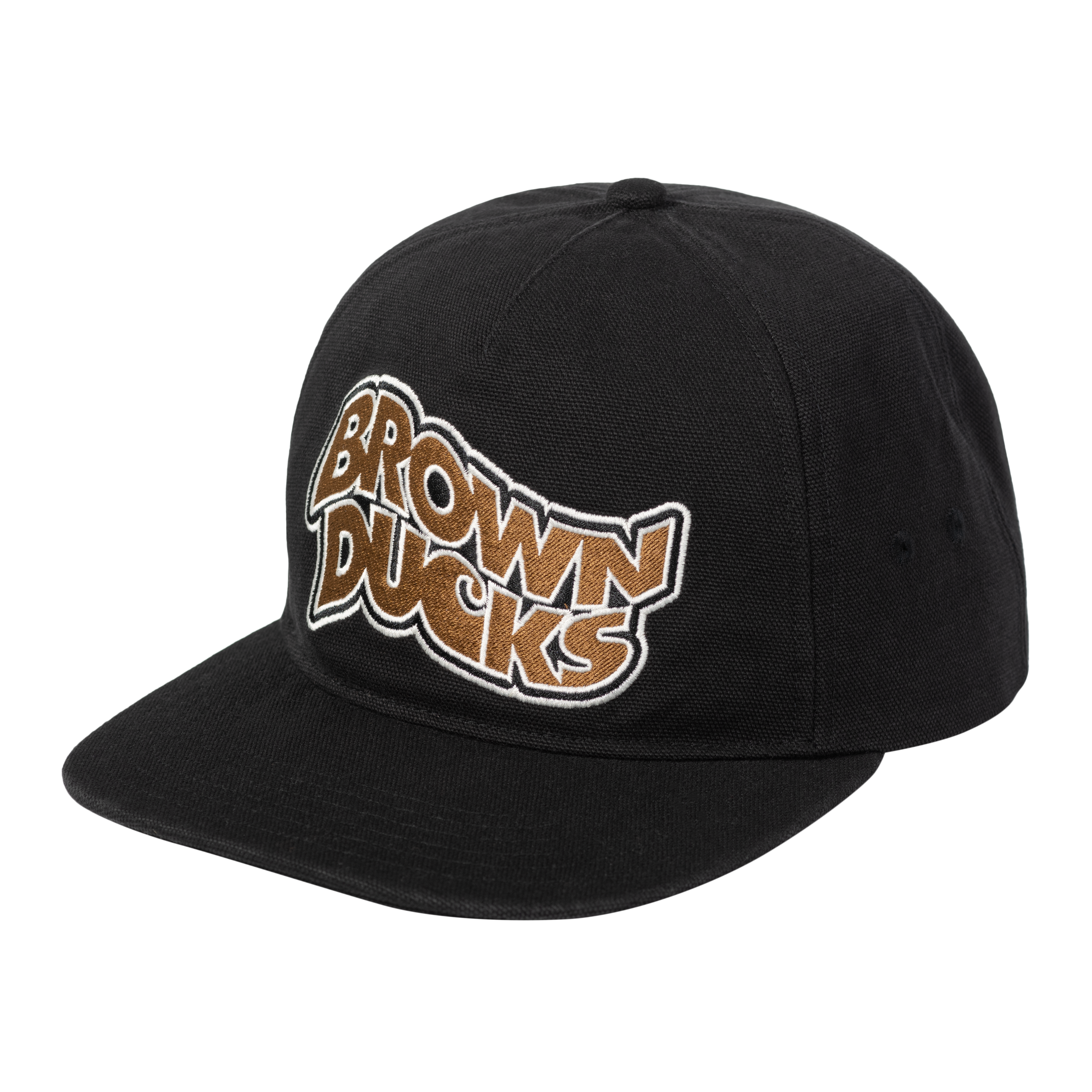 Carhartt WIP Brown Ducks Cap in Black