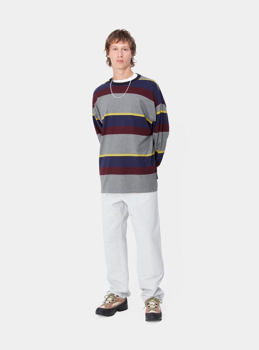 ★ドイツ発*carhartt WIP*新作*Sundling 長袖Tシャツ/DEEP★ Carhartt WIP L/S Sundling T-Shirt, Sundling Stripe, Aura