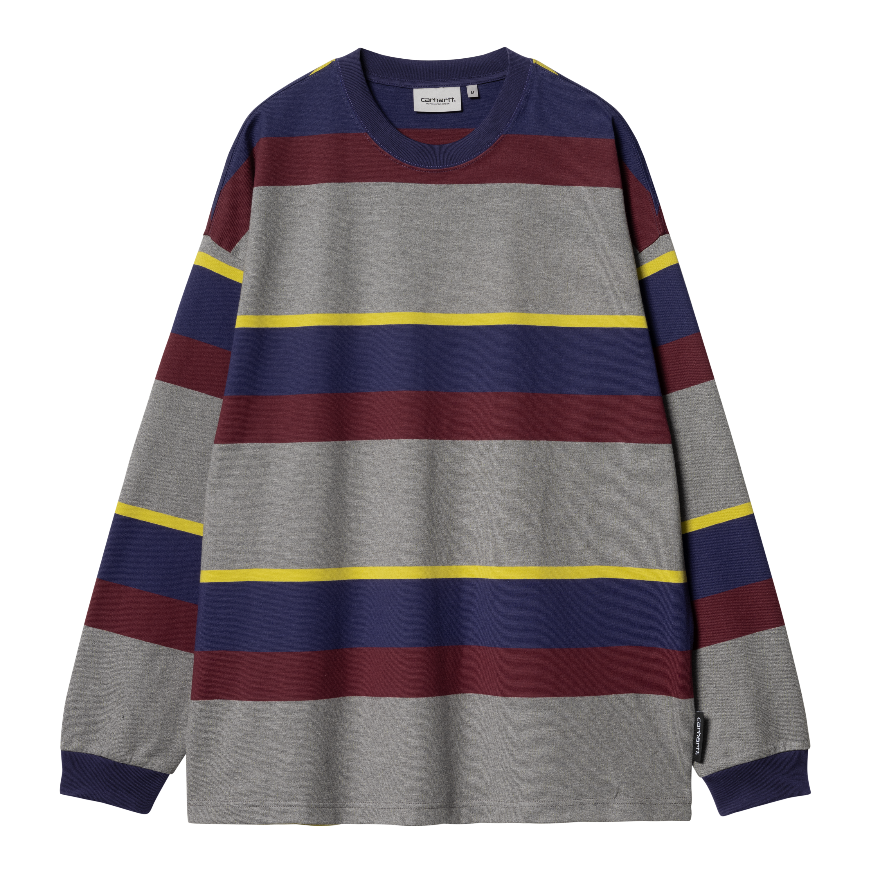 ★ドイツ発*carhartt WIP*新作*Sundling 長袖Tシャツ/AURA★ Carhartt WIP L/S Sundling T-Shirt, Sundling Stripe, Aura