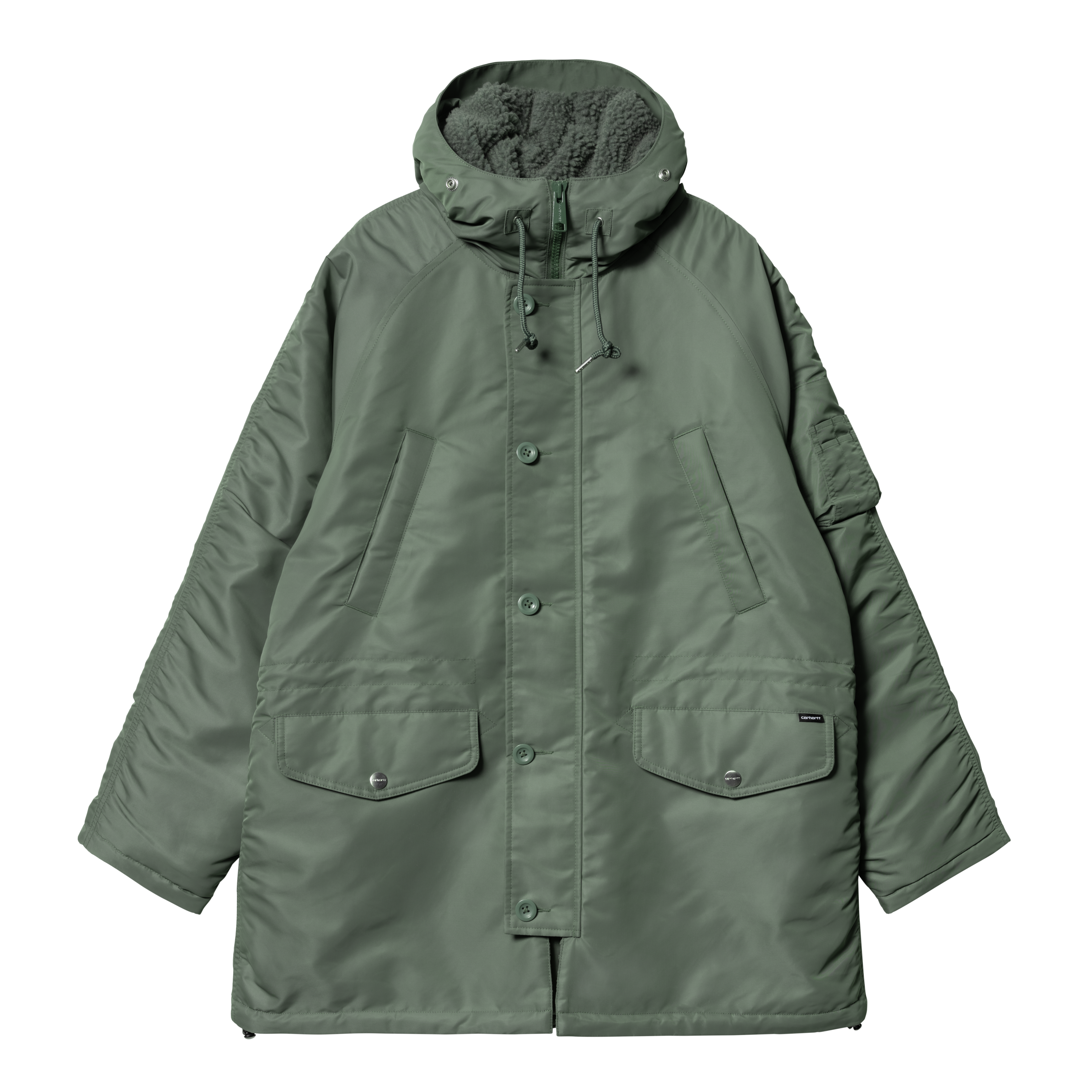 Carhartt WIP Hooded Olten Parka in Verde