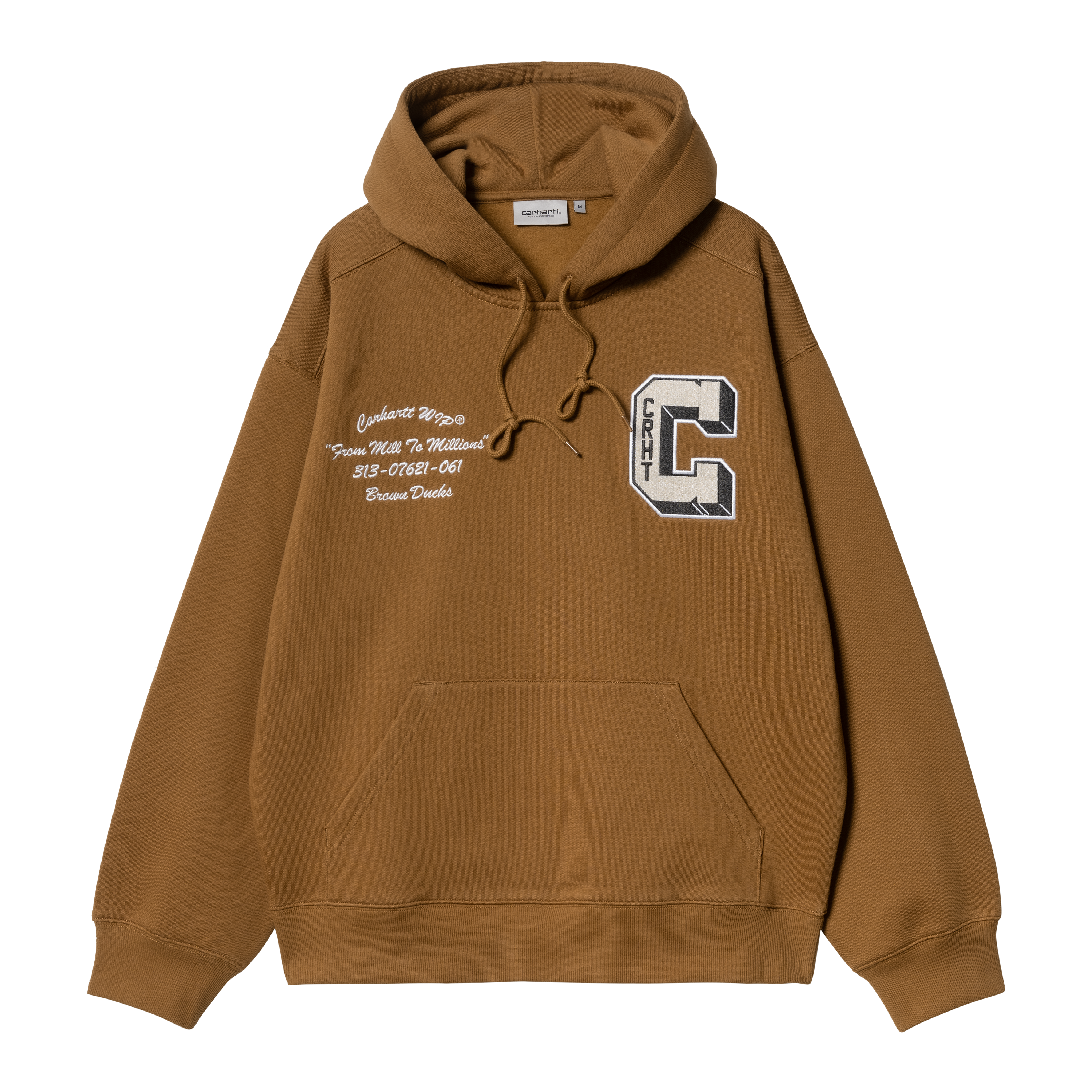 Carhartt WIP Hooded Brown Ducks Sweat Marron