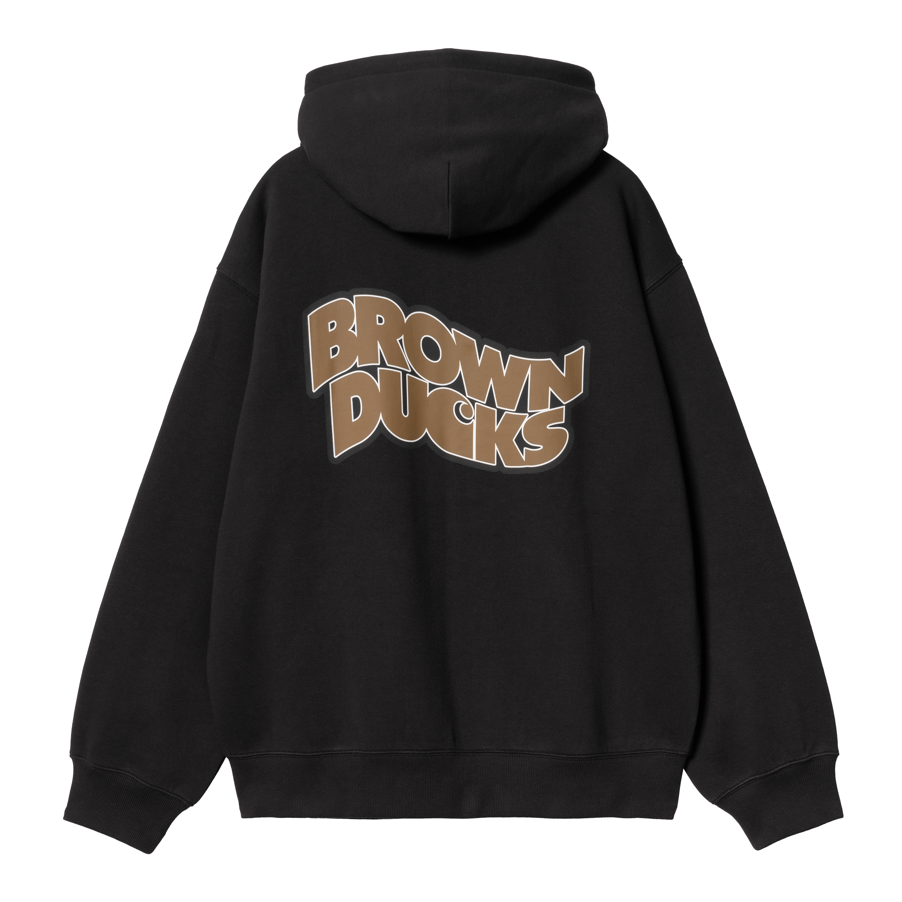 Carhartt WIP Hooded Brown Ducks Jacket, Black | Official Online Store 