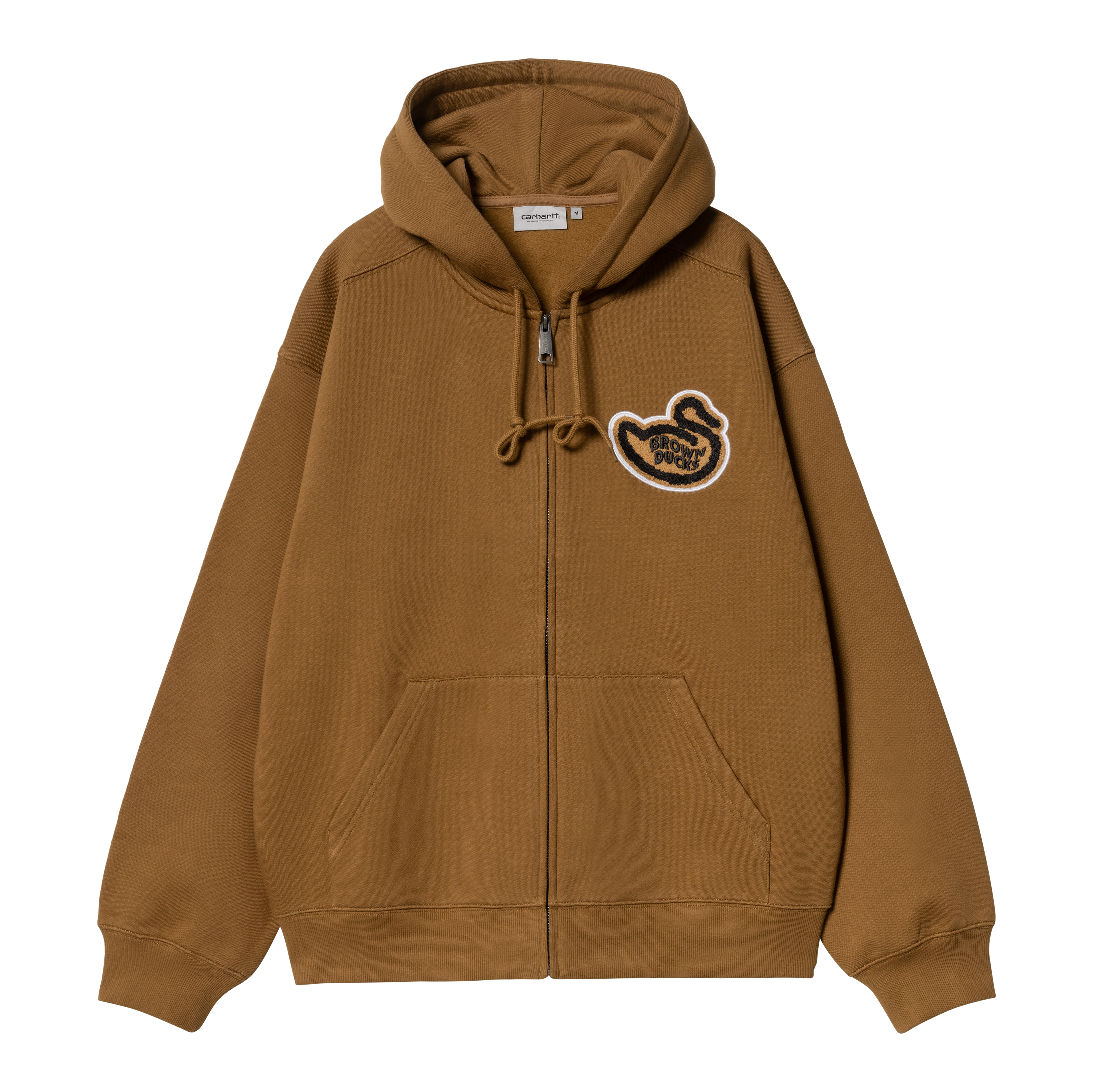 ★ドイツ発*carhartt WIP*Brown Ducks スウェットフーディ/HB★ Brown Carhartt WIP Brown Ducks Hoodie | size?