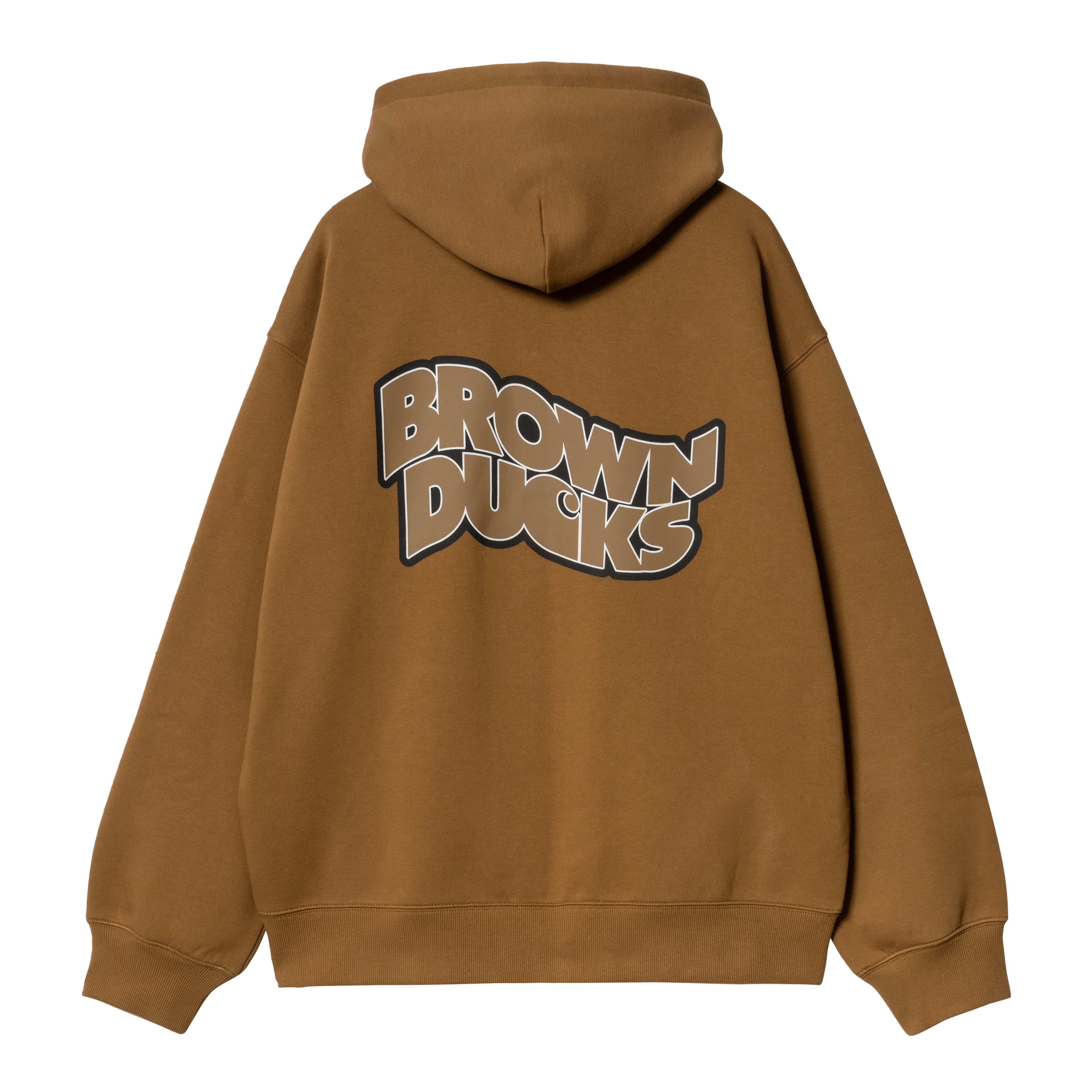 [CARHARTTWIP] HOODED BROWN DUCKS SWEATSHIRT ★大人気★ Carhartt WIP Hooded Brown Ducks Sweatshirt | Hamilton Brown