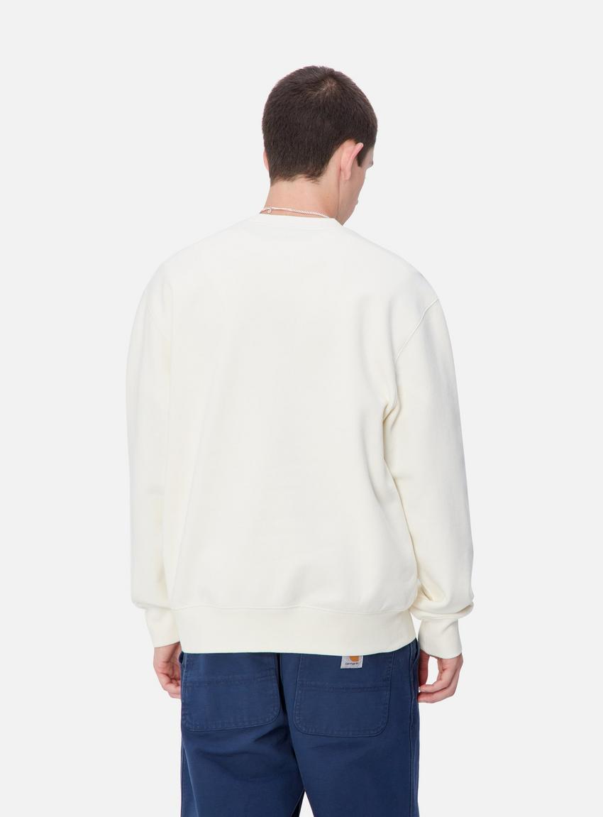 Carhartt WIP Heart Train Pocket Sweat, Wax | Official Online Carhartt WIP Heart Train Pocket Sweat, Wax | Official Online
