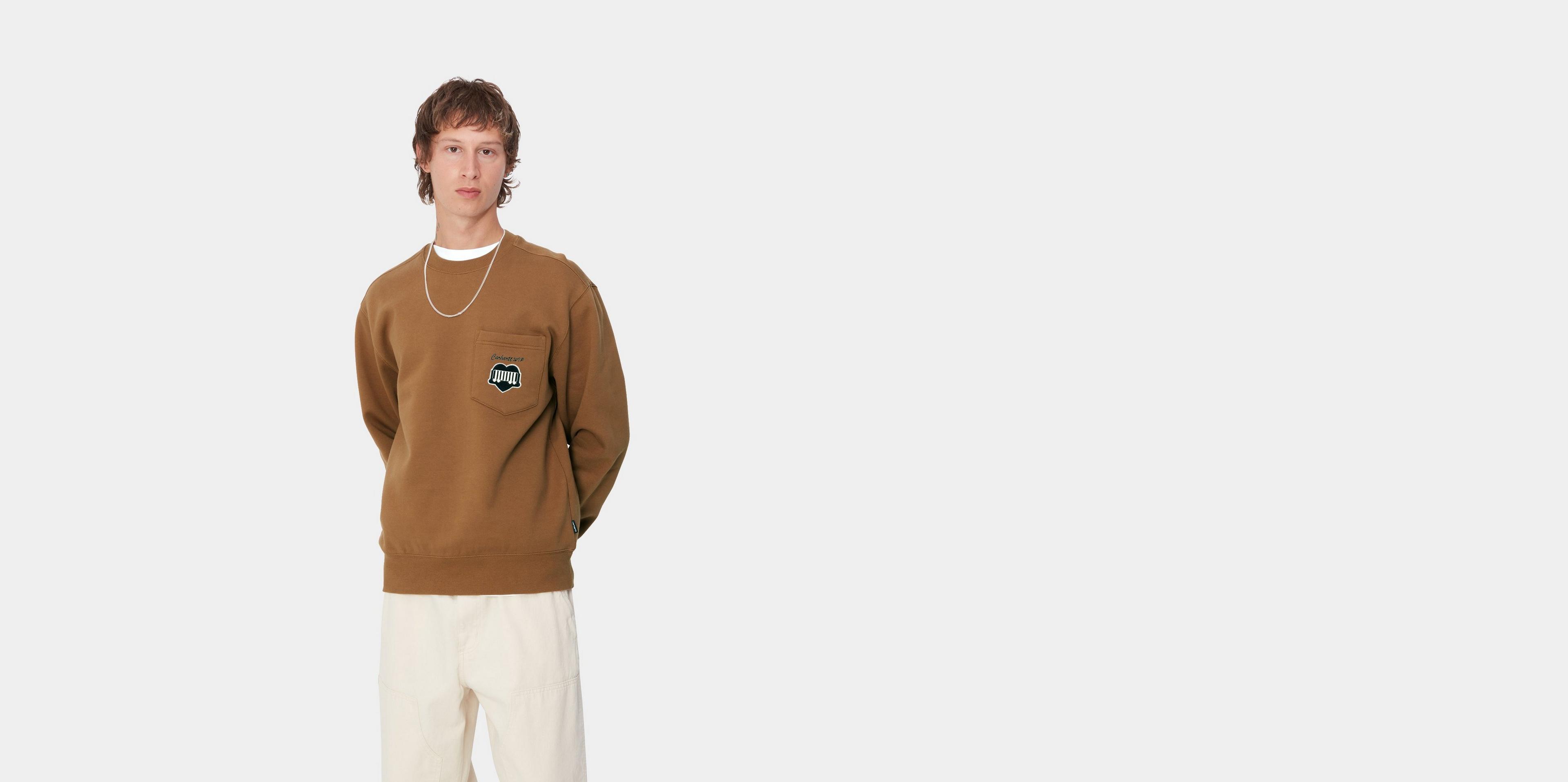 【送料&関税込】Carhartt Heart Train Pocket Sweatshirt Carhartt WIP Heart Train Pocket Sweat, Black | Official