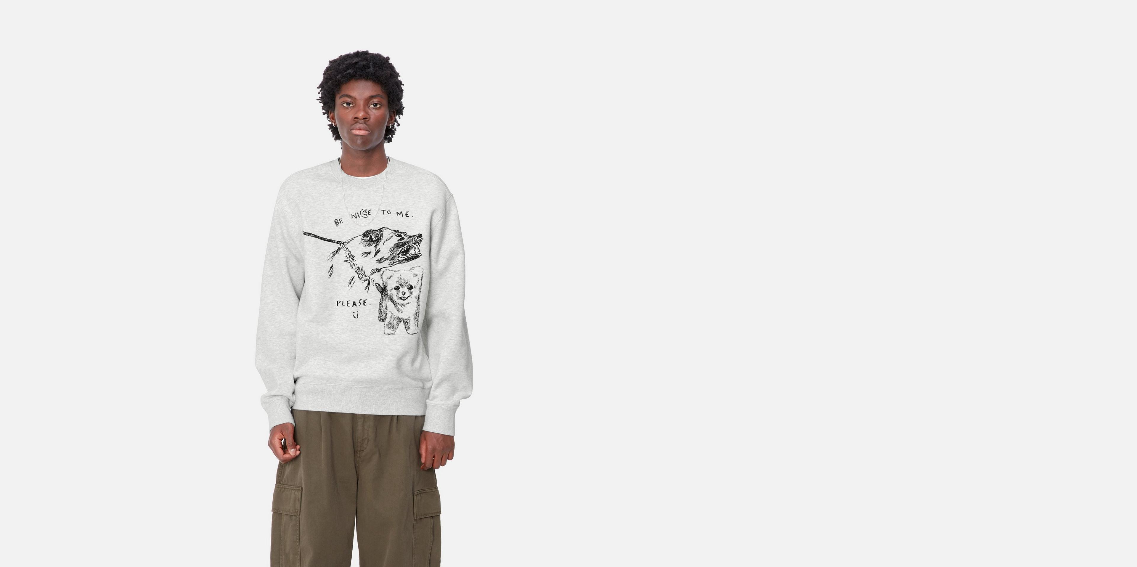 ★ドイツ発*carhartt WIP*新作*Pepe Be Nice スウェット/AH★ ☆ドイツ発*carhartt WIP*新作*Pepe Be Nice スウェット/BL