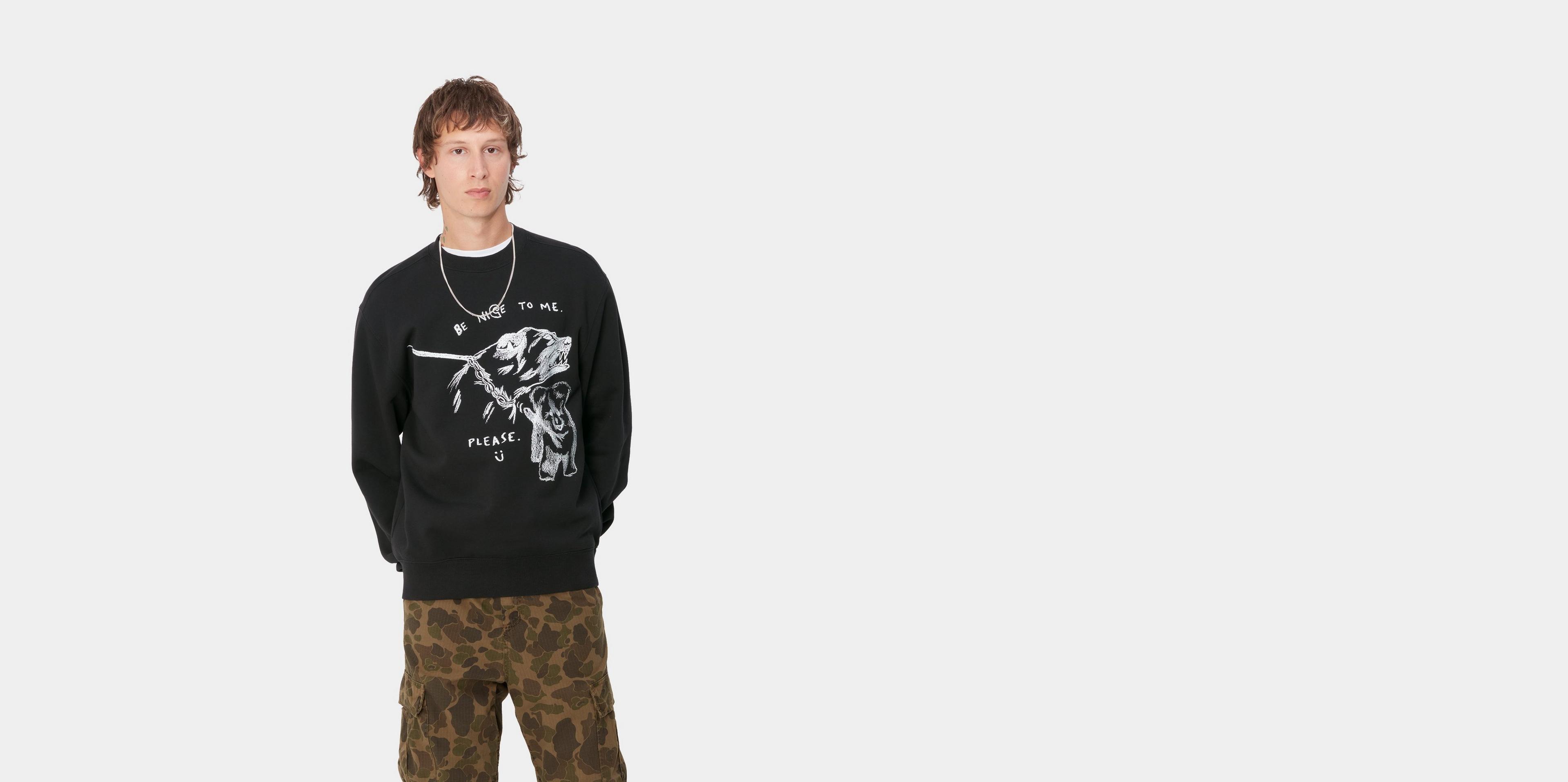 ★ドイツ発*carhartt WIP*新作*Pepe Be Nice スウェット/BL★ ☆ドイツ発*carhartt WIP*新作*Pepe Be Nice スウェット/AH