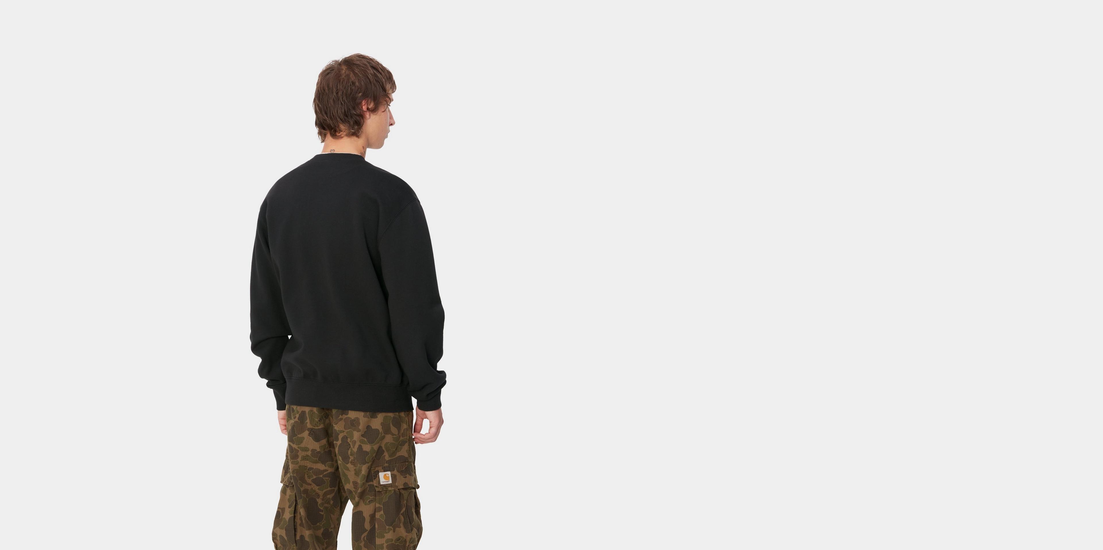 Carhartt WIP Pepe Be Nice Sweat, Black / White | Official