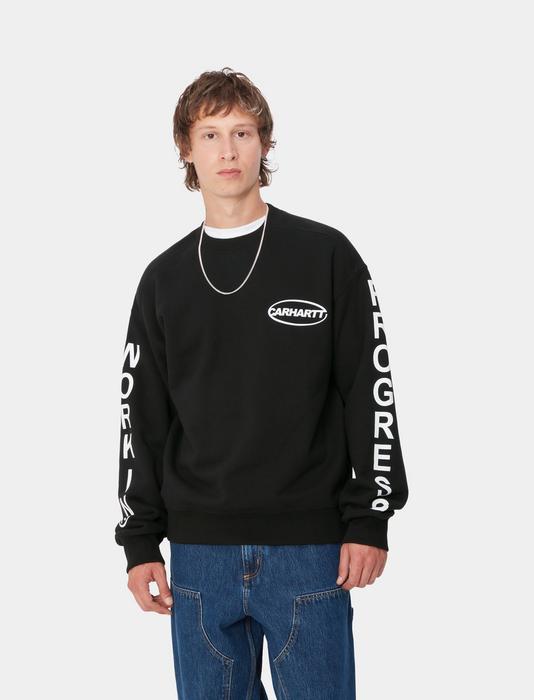 Carhartt WIP Heart Train Pocket Sweat, Black | Official Carhartt WIP Heart Train Pocket Sweat, Black | Official