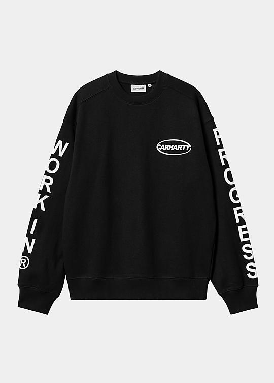 Carhartt WIP Heart Train Pocket Sweat, Black | Official Carhartt WIP Heart Train Pocket Sweat, Black | Official