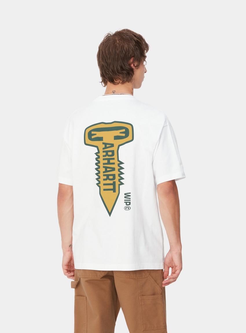Tシャツ・カットソー Carhartt Wip S S Cross Screw T-Shirt White Carhartt WIP S/S Cross Screw T-Shirt, White | Official